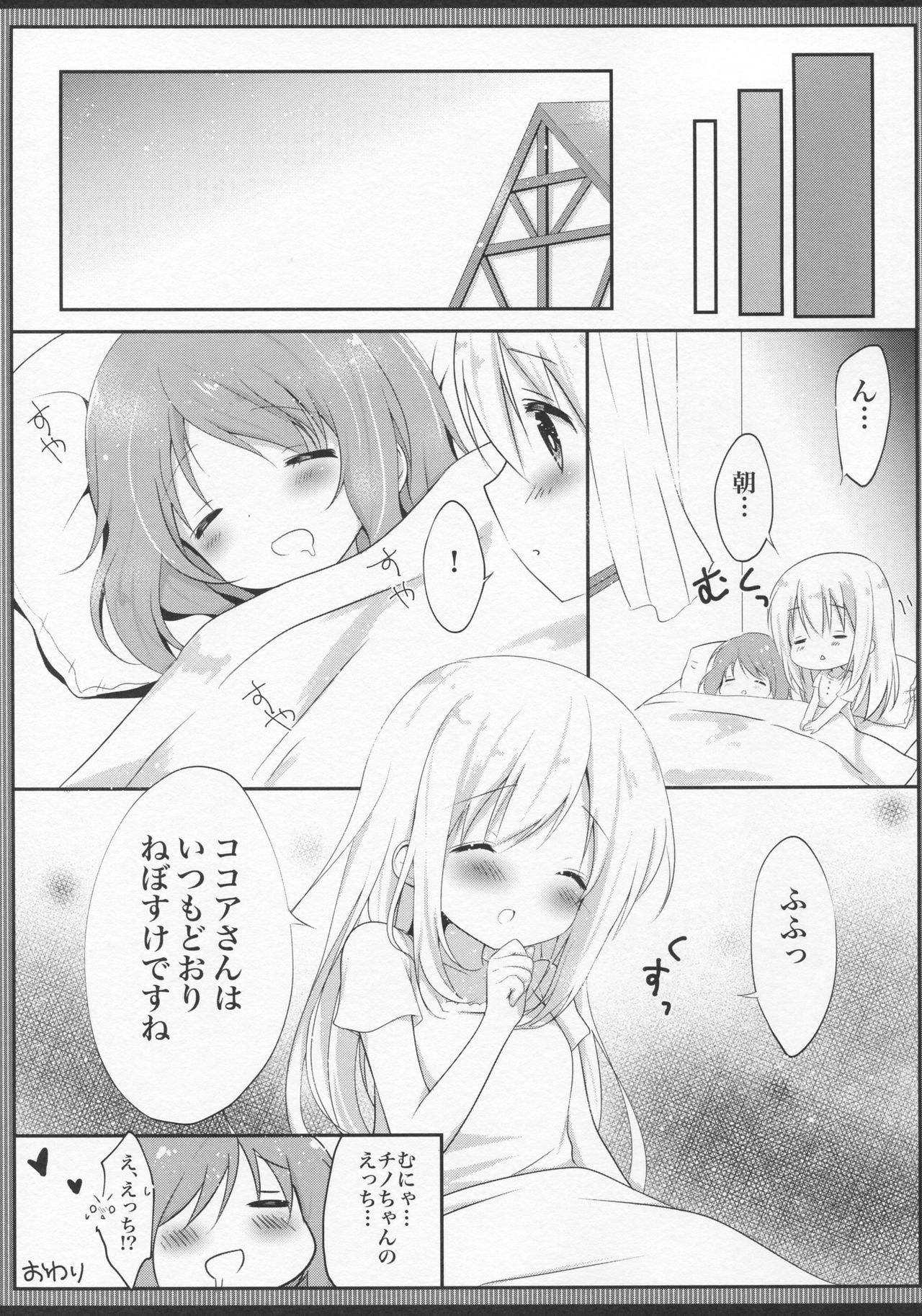 (C90) [Ame Usagi (Amedamacon)] Hatsujou Chino-chan no Himegoto (Gochuumon wa Usagi desu ka?) page 18 full