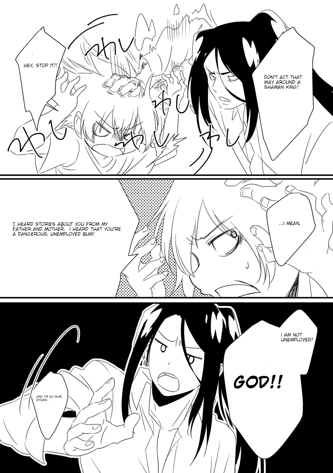 [Boro Goya (Kouheki)] Boro Goya HaoYoh Sairokushuu (Shaman King) [English] [DubleSturf] [Digital] page 9 full