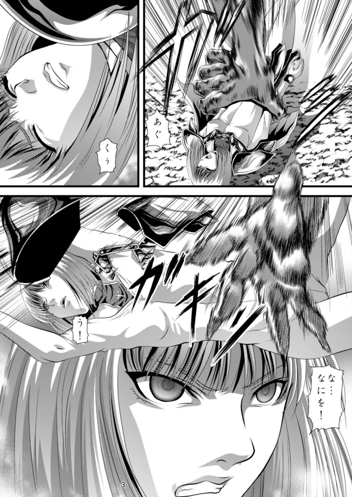 [Akiyama Kougyou (Gingitsune)] Youmainmetsu -Kita no Inranhen- / Claymore Nasty Beast lover (CLAYMORE) page 4 full