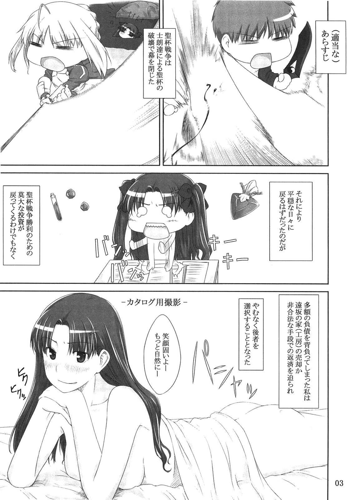 (C71) [MTSP (Jin)] Tohsaka-ke no Kakei Jijou 2 (Fate/stay night) page 3 full