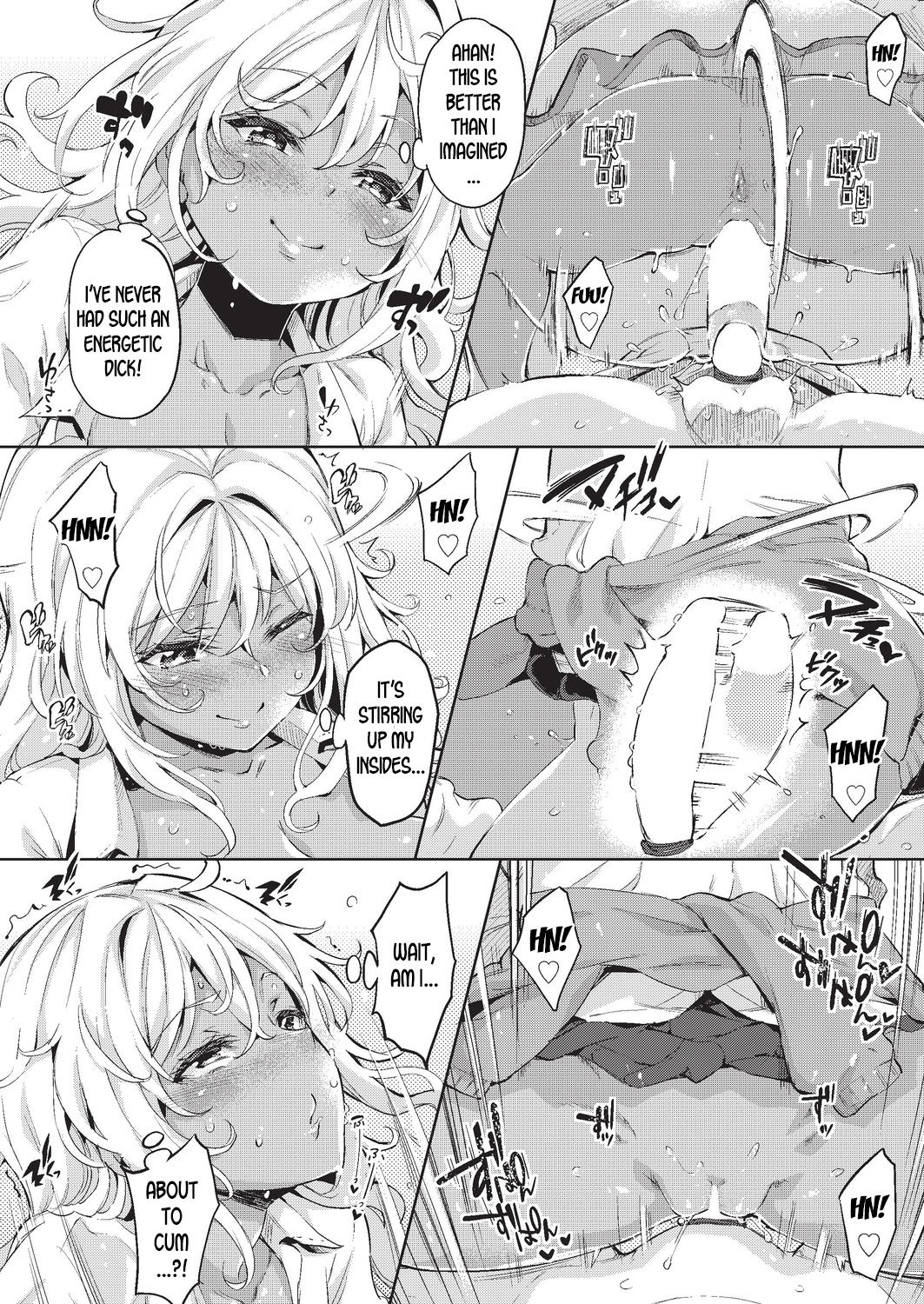 [Musenmai] Doutei Ochinchin ni Katenakatta Kuro Gal | The Black Gal Who Can't Win Against the Virgin Dick (COMIC AUN 2019-06) [English] [desudesu] [Digital] page 16 full