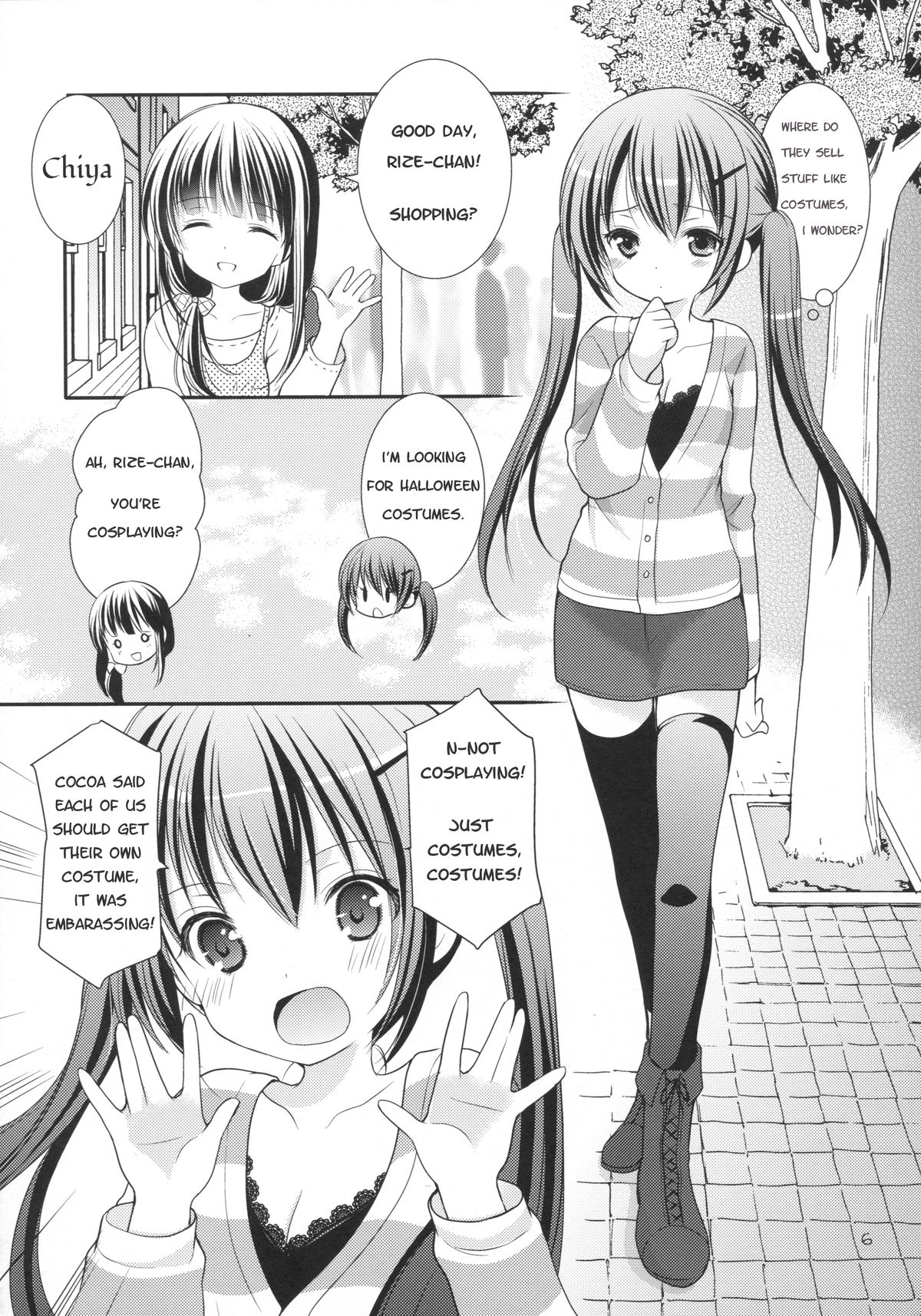 (SC65) [Singleton (Azuma Yuki)] Sharo to Rize no Himitsu no Lesson | Sharo & Rize Secret Lesson (Gochuumon wa Usagi desu ka?) [English] [p106] page 5 full