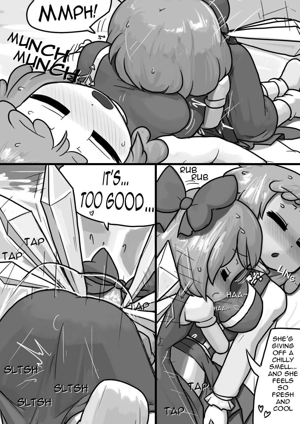 [Ninniku(Kari)] Chinko Cirno x Futsuu Letty no Suikan Manga (Touhou Project) [English] page 7 full