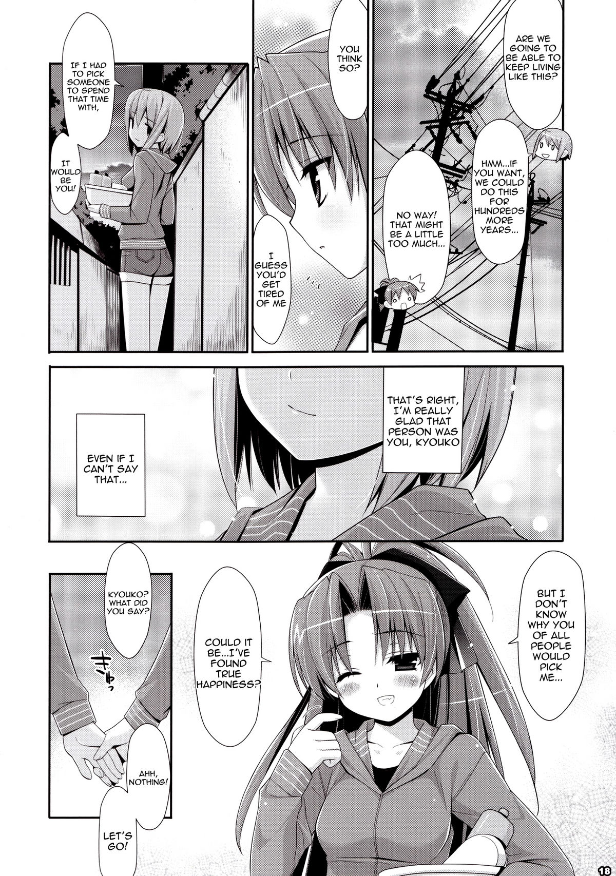 [Akutoku Doumei (Gennosuke, Kanekiyo Miwa)] Mahou Shoujo to Tojita Sekai | Magical Girls and the Closed World (Puella Magi Madoka Magica) [English] {Sharpie Translations} page 17 full