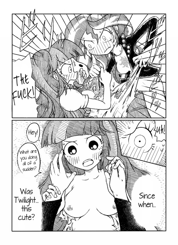 [Zat] Twi to Shimmer no Ero Manga | The Manga In Which Sunset Shimmer Takes A Piss (My Little Pony: Friendship is Magic) [English] page 4 full