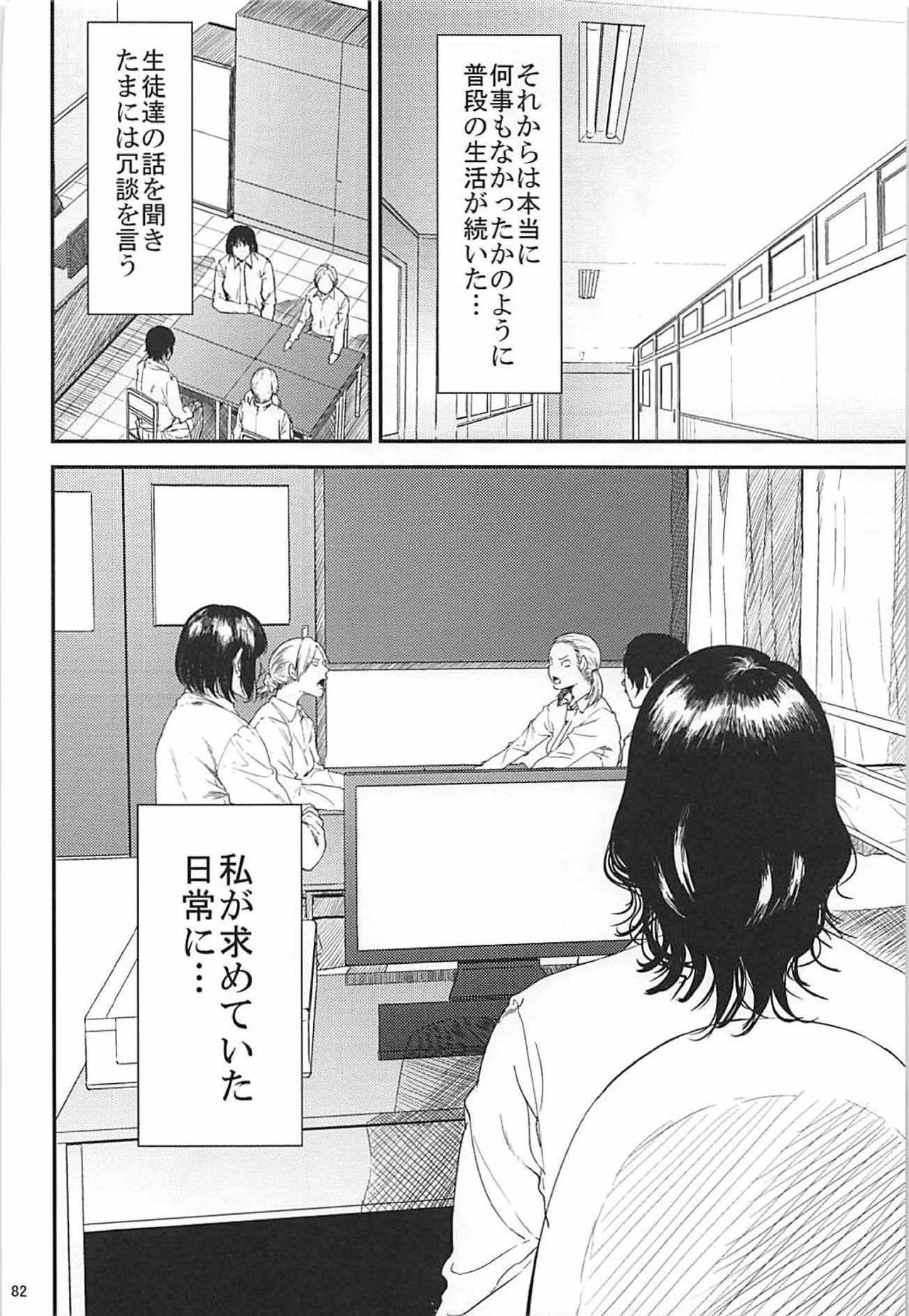 (C93) [Gossipgothic (Shishiji)] Kurashiki-sensei wa Hatsujouki Soushuuhen FINAL (Fujiyama-san wa Shishunki) page 81 full