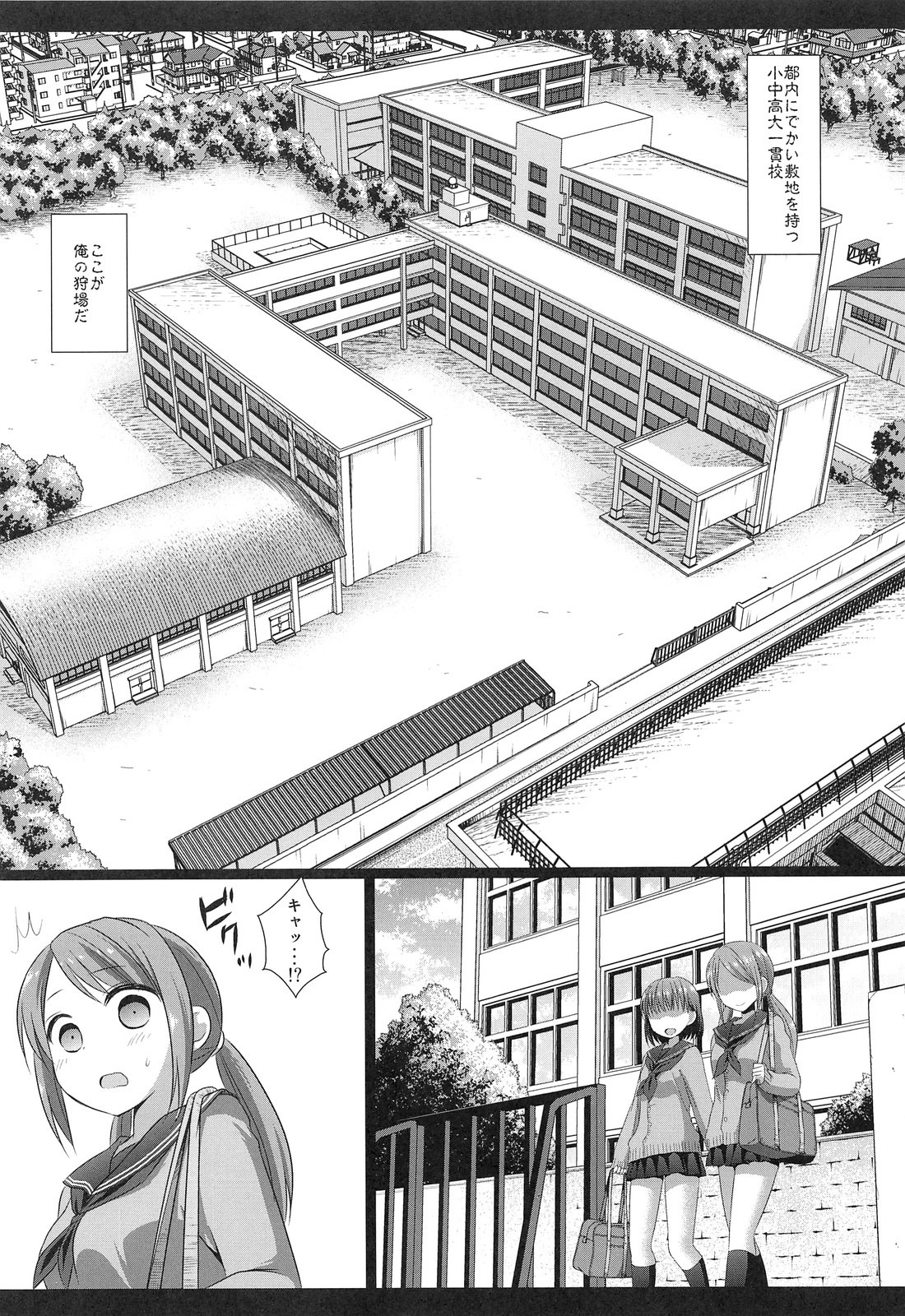 (COMITIA103) [Nagiyamasugi (Nagiyama)] Ryoujoku Gakuen 1 Seitokaichou Benjo Rape page 5 full