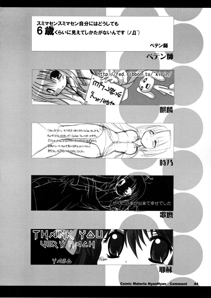 (C65)) [A.W.P.] Comic Materia Extra Nyannyan (Ukagaka) page 44 full