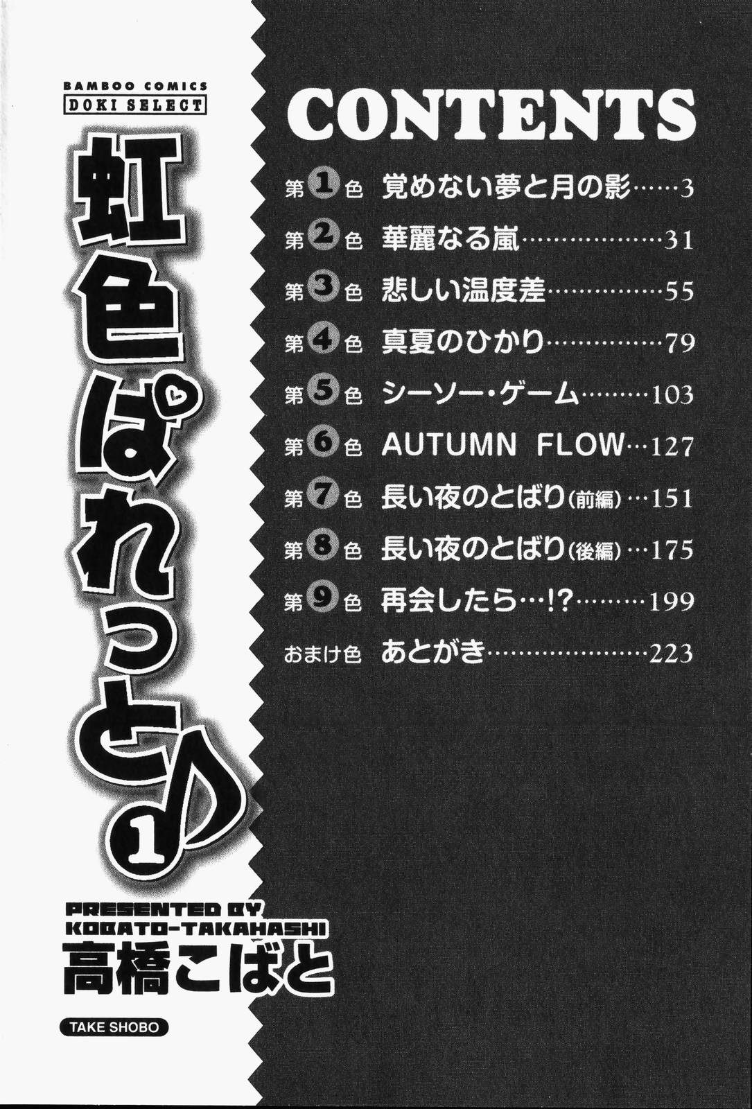 [Takahashi Kobato] Niji-Iro Pallet Volume 1 page 5 full