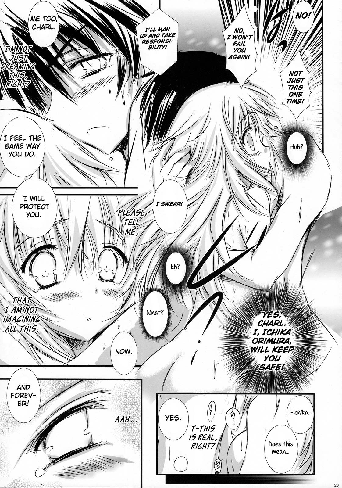 (COMIC1☆5) [SONIC WINTER (Tsukishima Kai)] Kimi wa Boku no Takaramono | You're My Treasure (IS <Infinite Stratos>) [English] (Rapid Switch) page 22 full