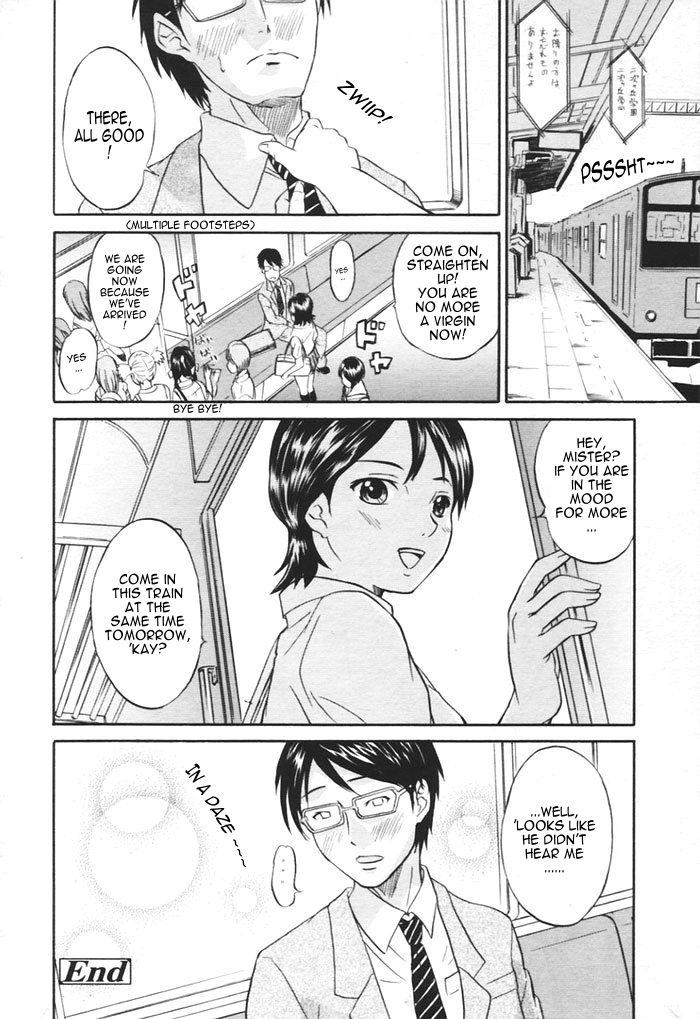 [Hanamaki Kaeru] Kaisoku Man Kan Zenseki | In the express train - full course gang & bang (COMIC TENMA 2005-11) [English] [Sling] [Decensored] page 19 full