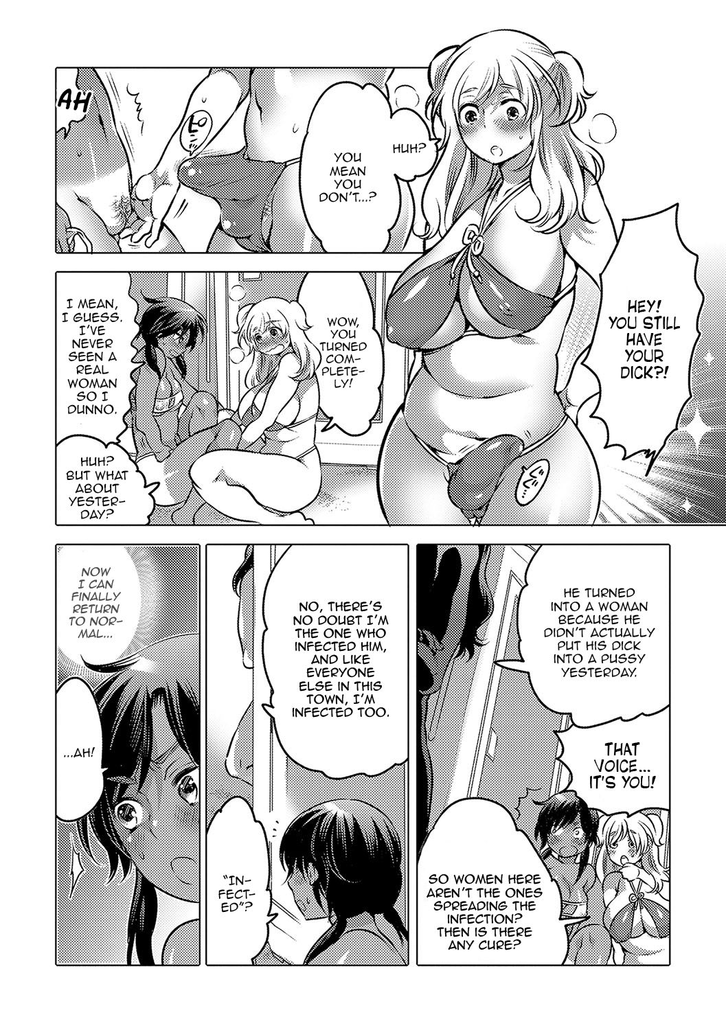[Inochi Wazuka] Noroi no Mesuka Kaigan | The Cursed, Female Transformation Beach (Nyotaika! Monogatari 4) [English] [Zero Translations] [Digital] page 8 full