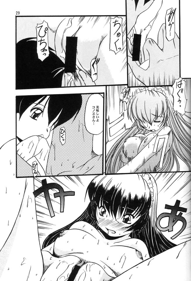 [MLC Design House (Maria)] Maid no Mori (Hanaukyou Maid Tai) page 28 full