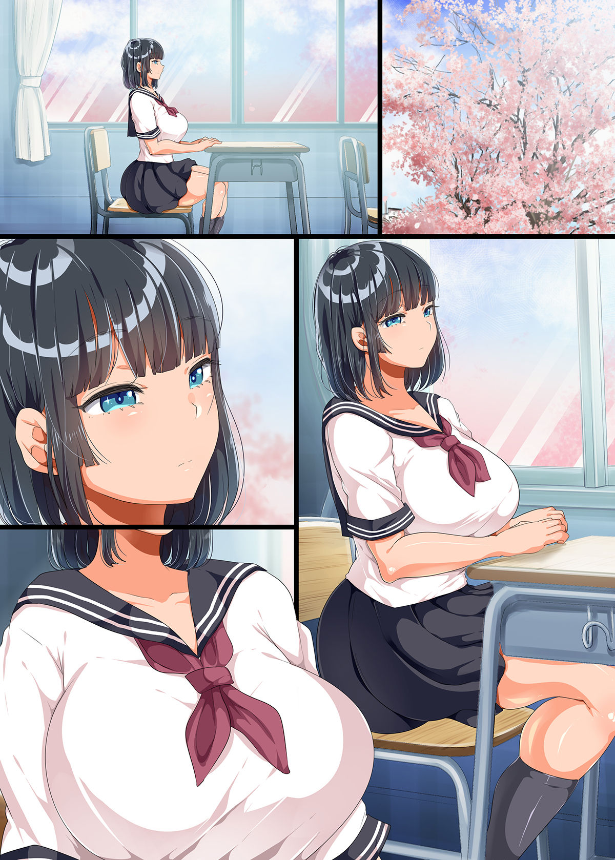 [Otona Teikoku (YAC)] Onaji Class ni Natta Muboubi Muteikou Kyonyuu Bishoujo Sumire-chan ni Yaritai Houdai na Shingakki page 43 full