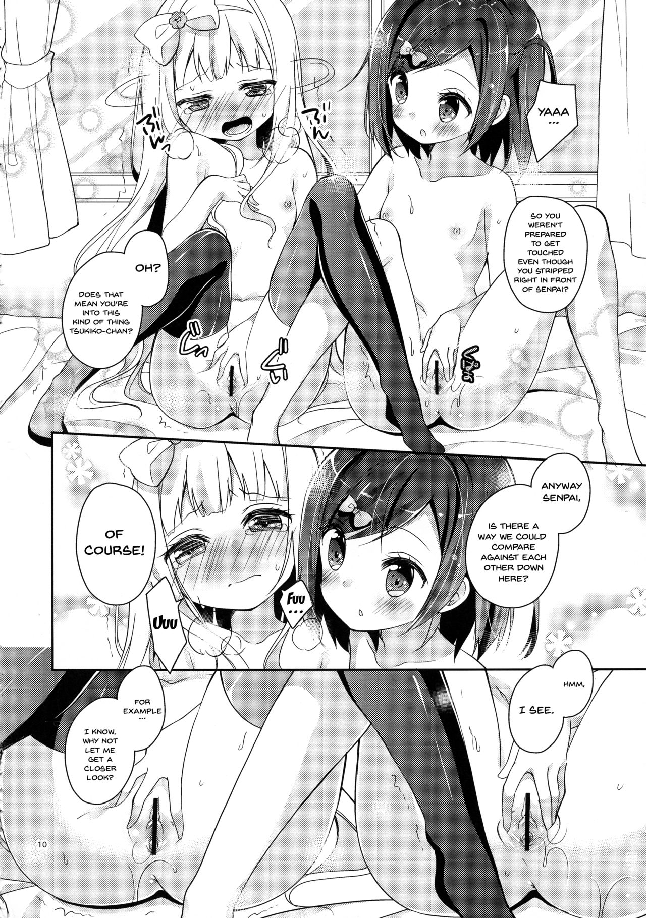 (C84) [Cocoa Holic (Yuizaki Kazuya)] Tsukko-chan to Komame-chan no Shintai o Sumizumi made Shirabe chau Hon (Hentai Ouji to Warawanai Neko) [English] [Doujins.com] page 10 full