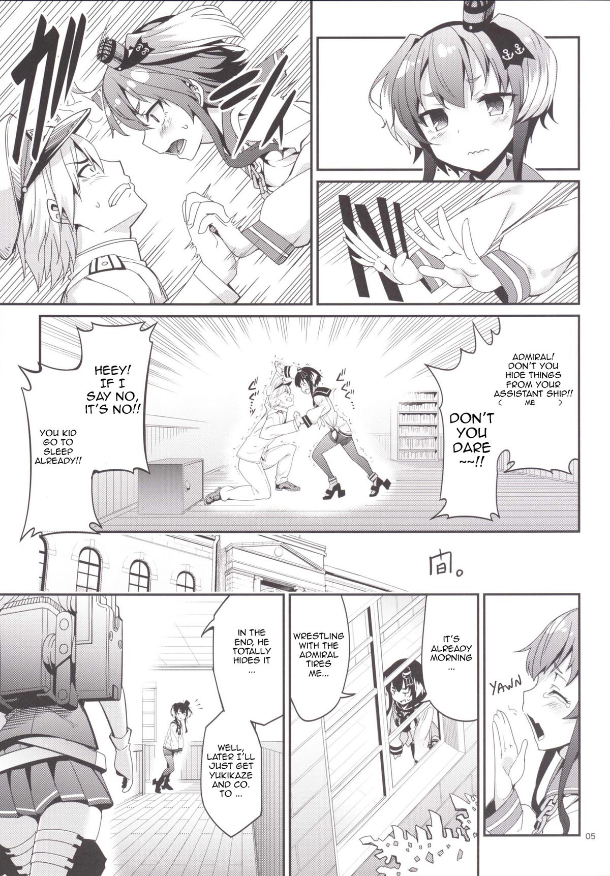 [Coffee Maker (Asamine Tel)] Shire! Mayonaka ni Nani Shitenno? | Admiral! What're You Doing in The Middle of Night? (Kantai Collection -KanColle-) [English] [Rozett] [Digital] page 4 full