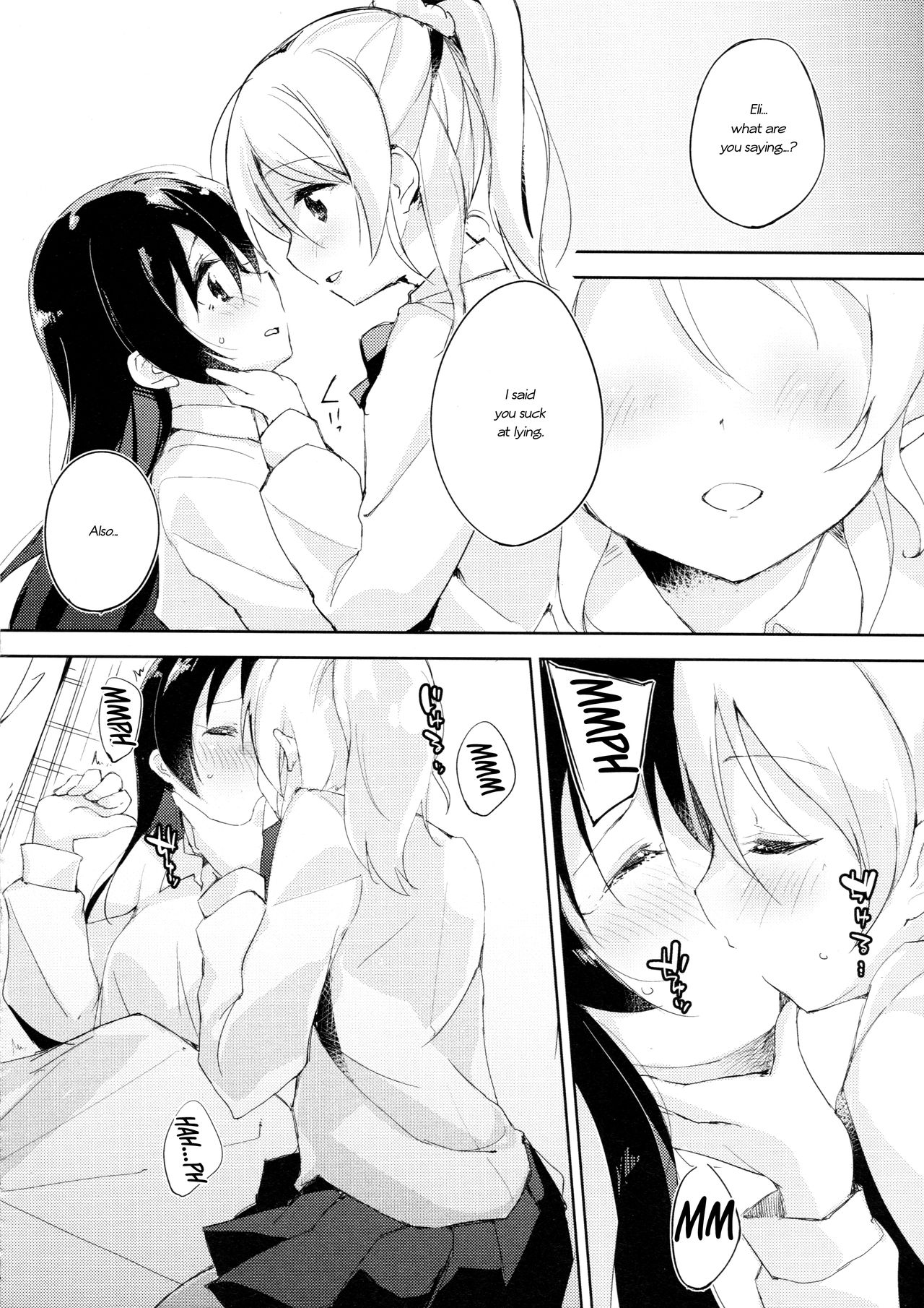 (Bokura no Love Live! 7) [DROP DEAD!! (Minase Syu)] Desire in Lover. (Love Live!) [English] page 5 full