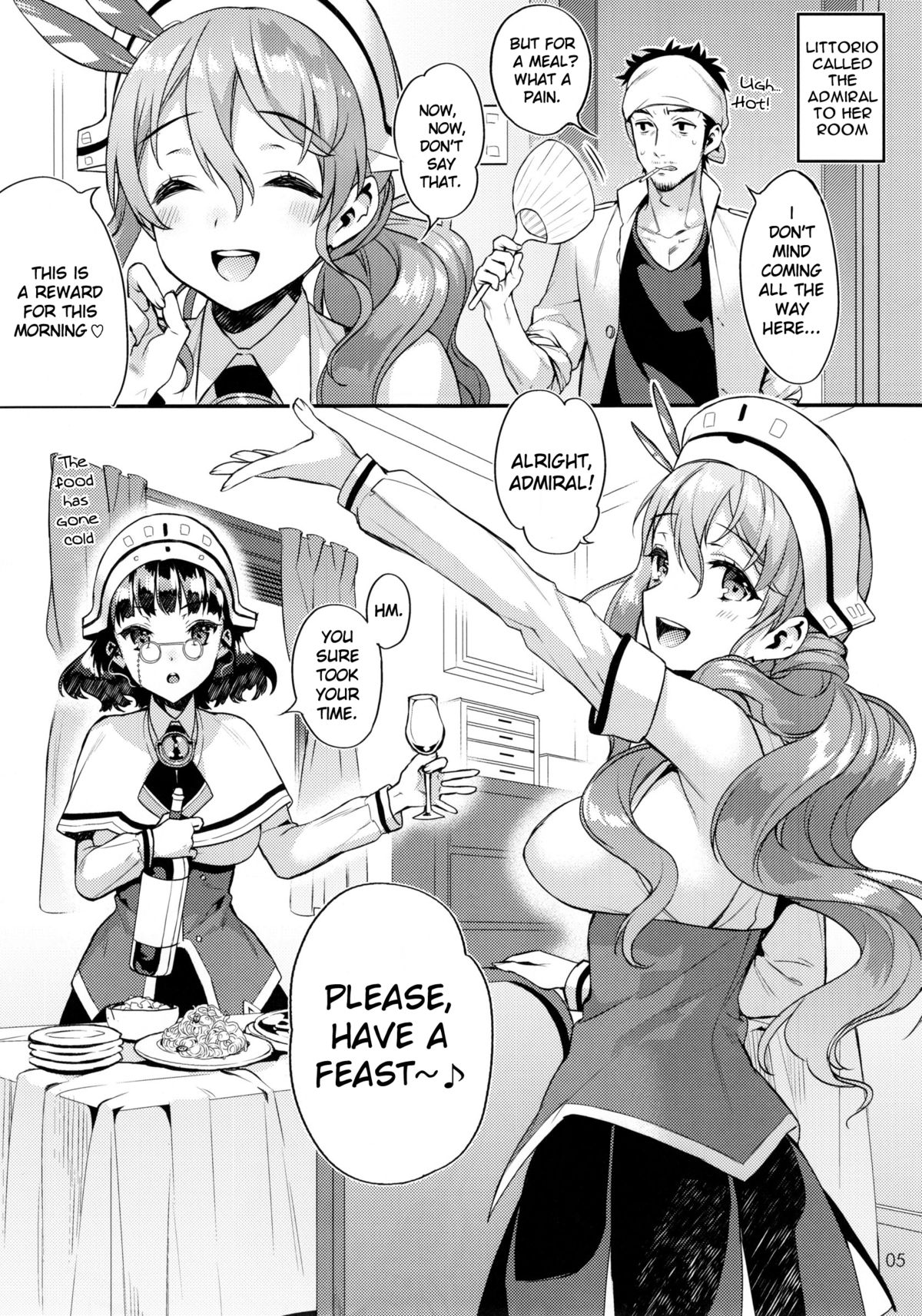 (C88) [Ichigo Pants (Kaguyuzu)] Buon appetito ! - Meshiagare - (Kantai Collection -KanColle-) [English] [L-san] page 4 full