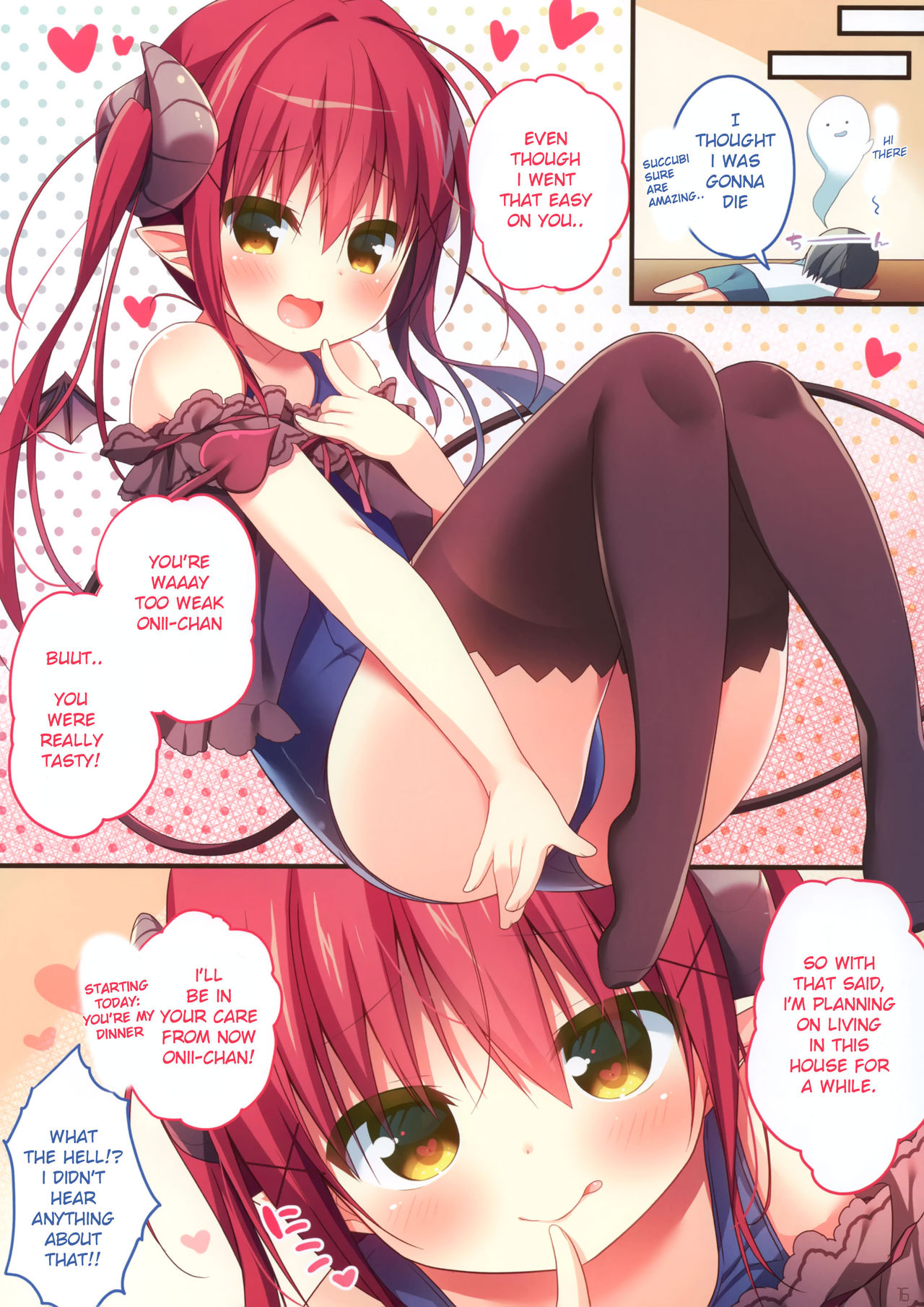 (C97) [Unagiyasan (Hanamiya Natsuka)] Succubus-chan no Himatsubushi | Succubus-chan kills some time [English] [Douzo Lad Translations] page 15 full