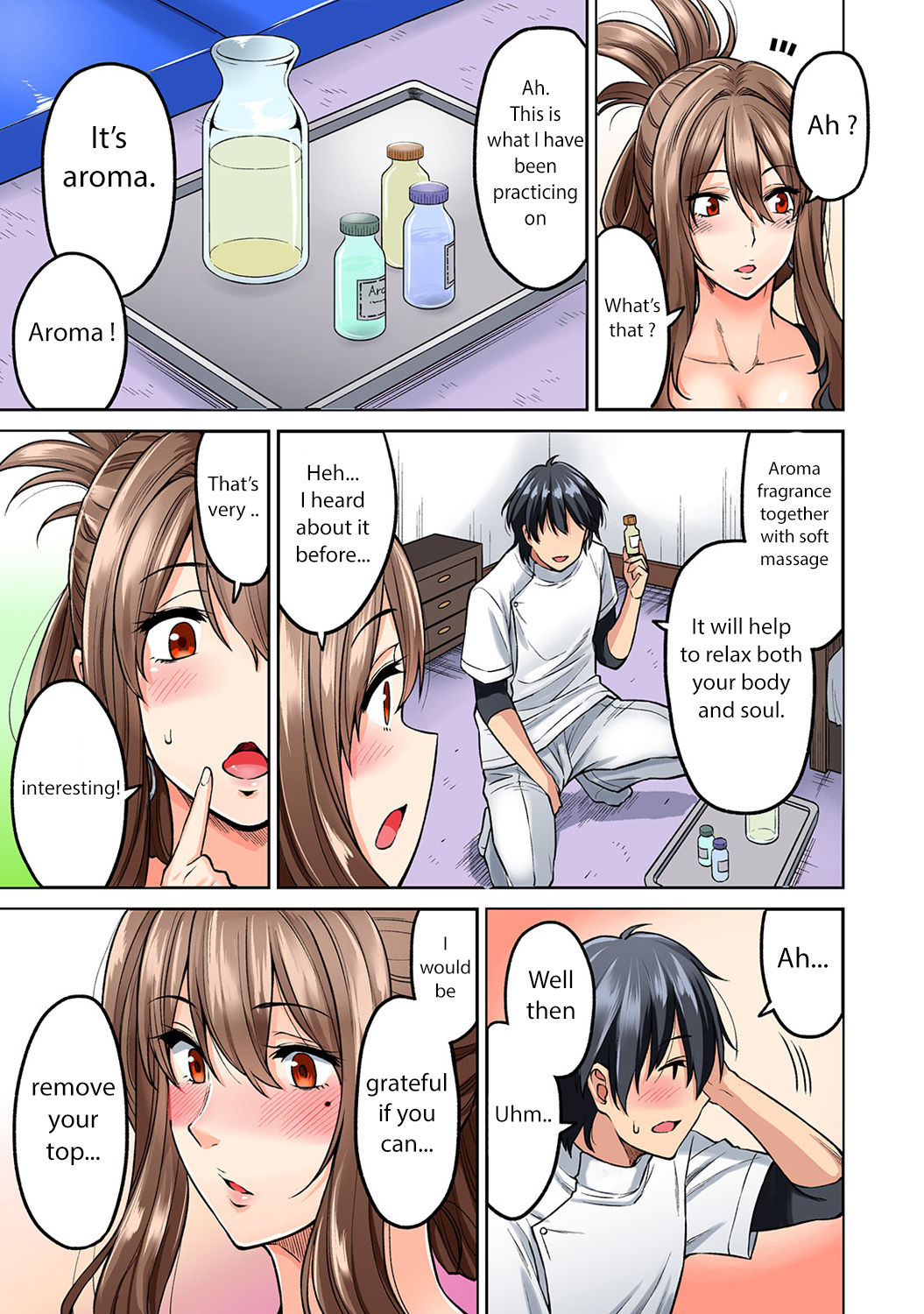 [Shouji Nigou] Hatsujou Munmun Massage! Ch. 1-2 [English] [sky7777] page 34 full