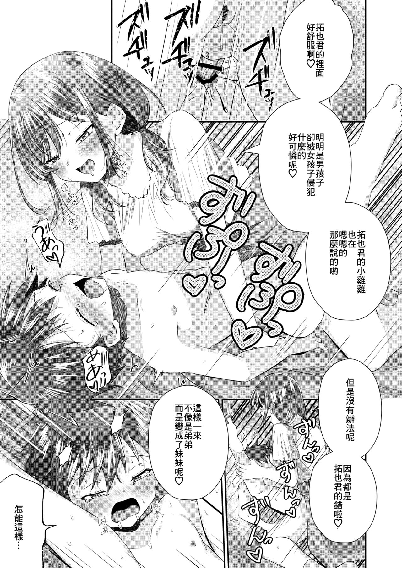 [Peko Renmei (Azuma Riru)] Futanari no Onee-chan ni Shasei Kanri Sarete Gyaku Anal Saretemasu! [Chinese] [零食汉化组] page 20 full