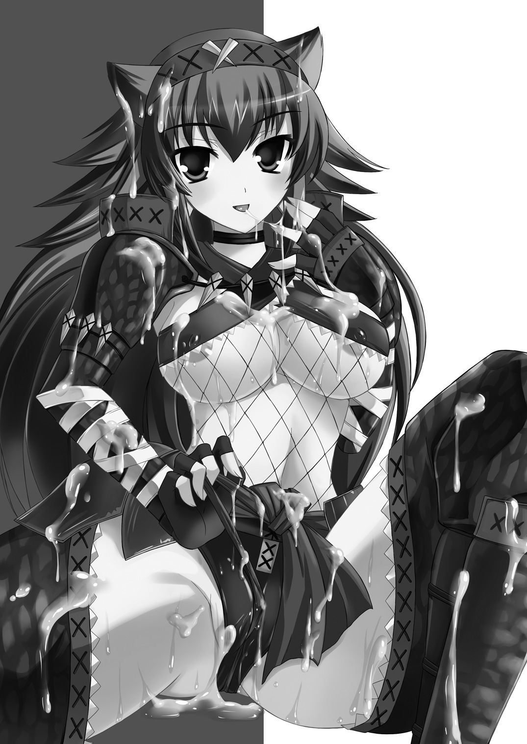 (C76) [Chococornet (Tenro Aya)] Narga Musume to Toumoujuu (Monster Hunter) page 33 full