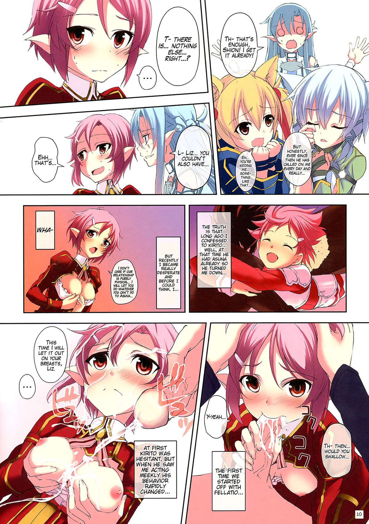 (C83) [Seven Days Holiday (Shinokawa Arumi, Koga Nozomu)] Mad Tea Party (Sword Art Online) [English] [EHCOVE] [Decensored] page 10 full