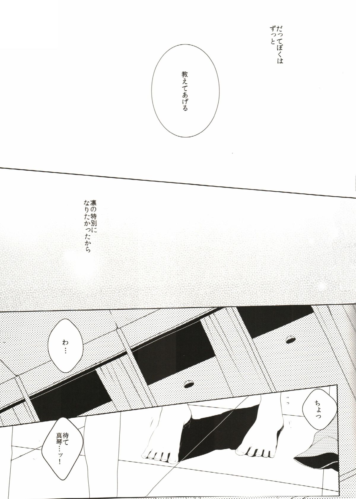 (CCFukuoka33) [96。 (Kurokuma)] Naisho no Soudan (Free!) page 8 full