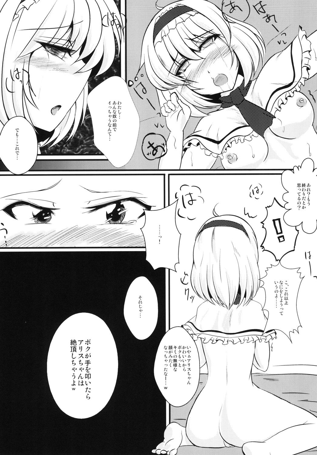 [Nyoro Junction (Nyorori)] Alice-chan o Seiteki ni Ijimeru Hon (Touhou Project) [Digital] page 9 full