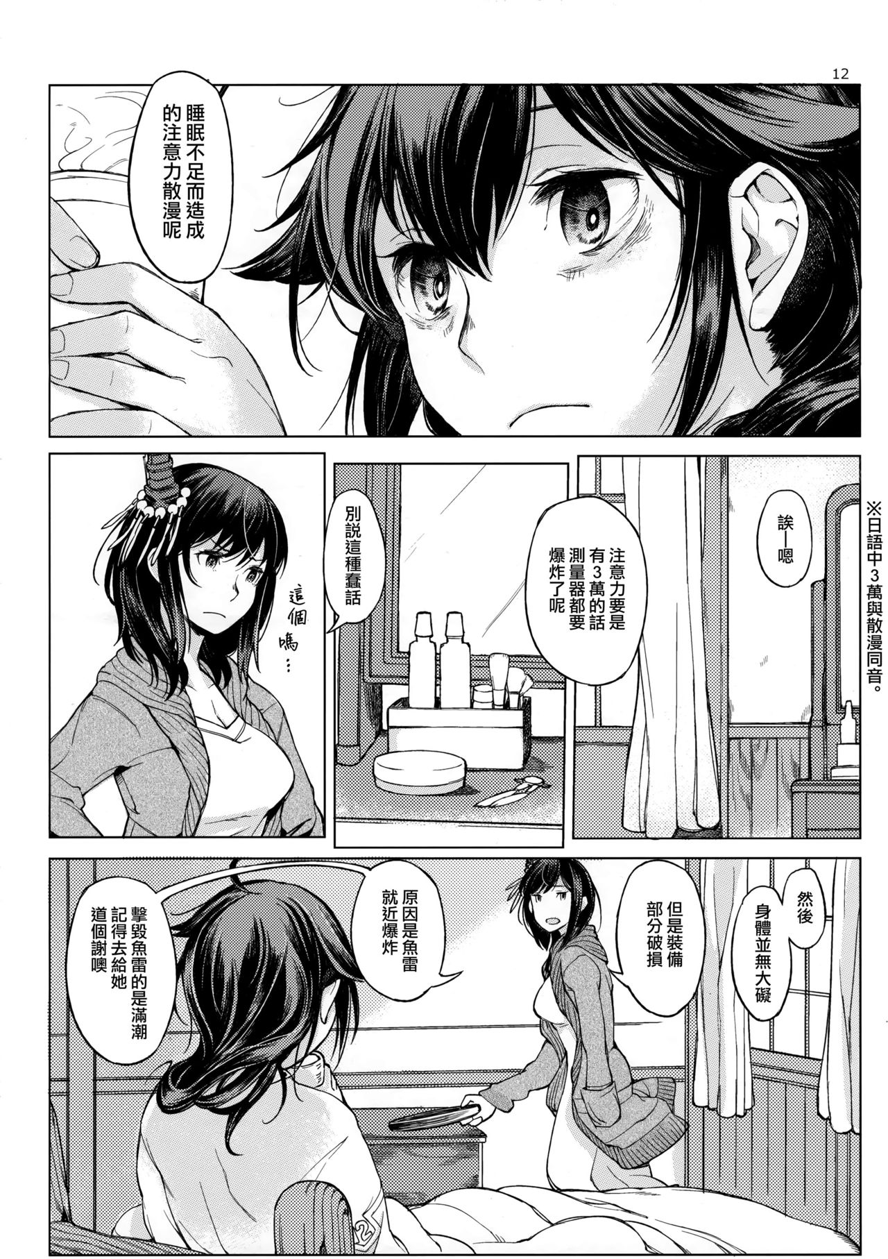 (Houraigekisen! Yo-i! 28Senme) [Hyakuyoubako (Kitamura Hato)] Chiisana Chinjufu no Yamashigure 2 (Kantai Collection -KanColle-) [Chinese] [Angiris Council漢化组] page 12 full