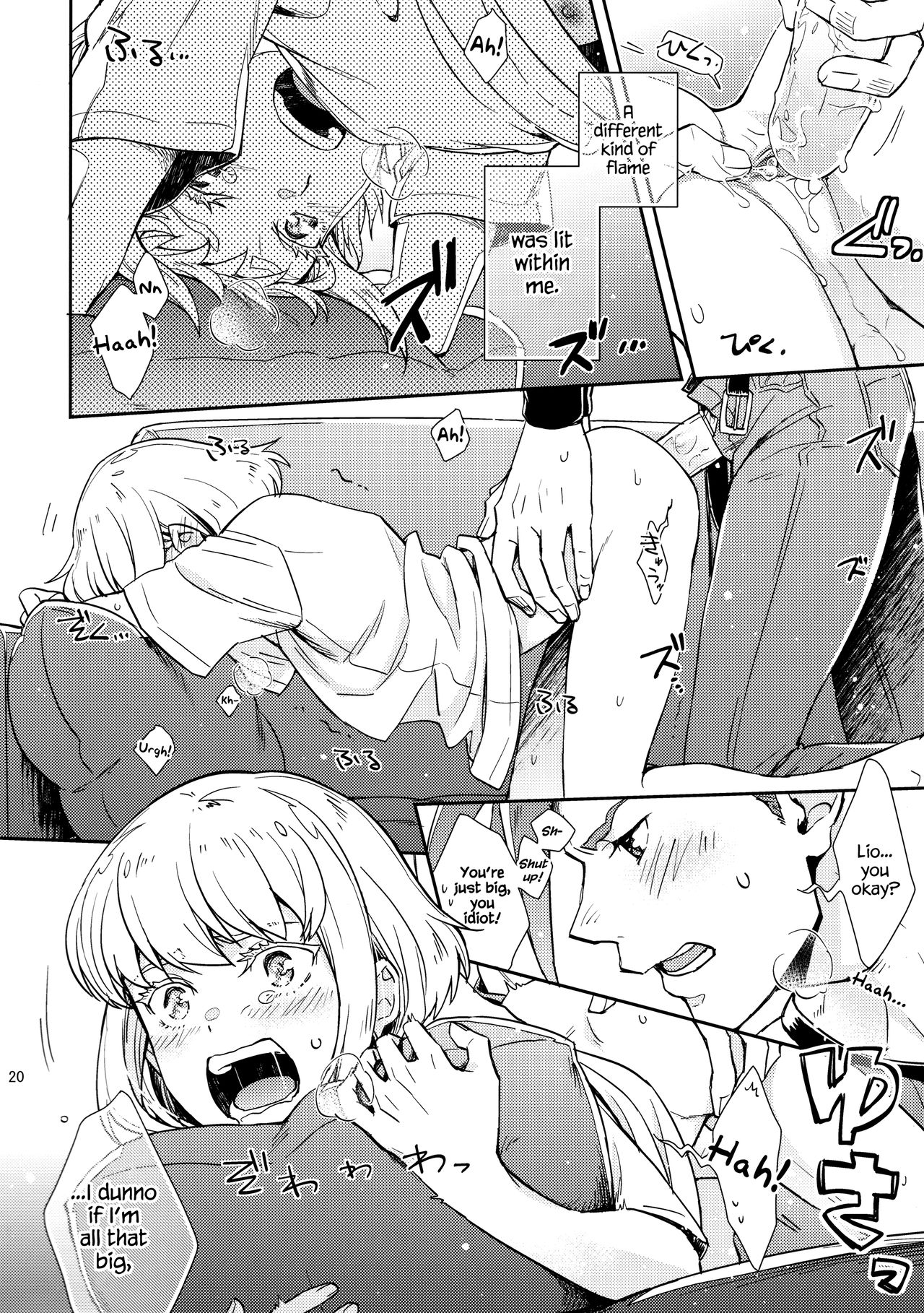 (C96) [dg (Doguu)] Hajimari wa Kuchibiru kara | Starting With A Kiss (Promare) [English] [Decensored] page 19 full