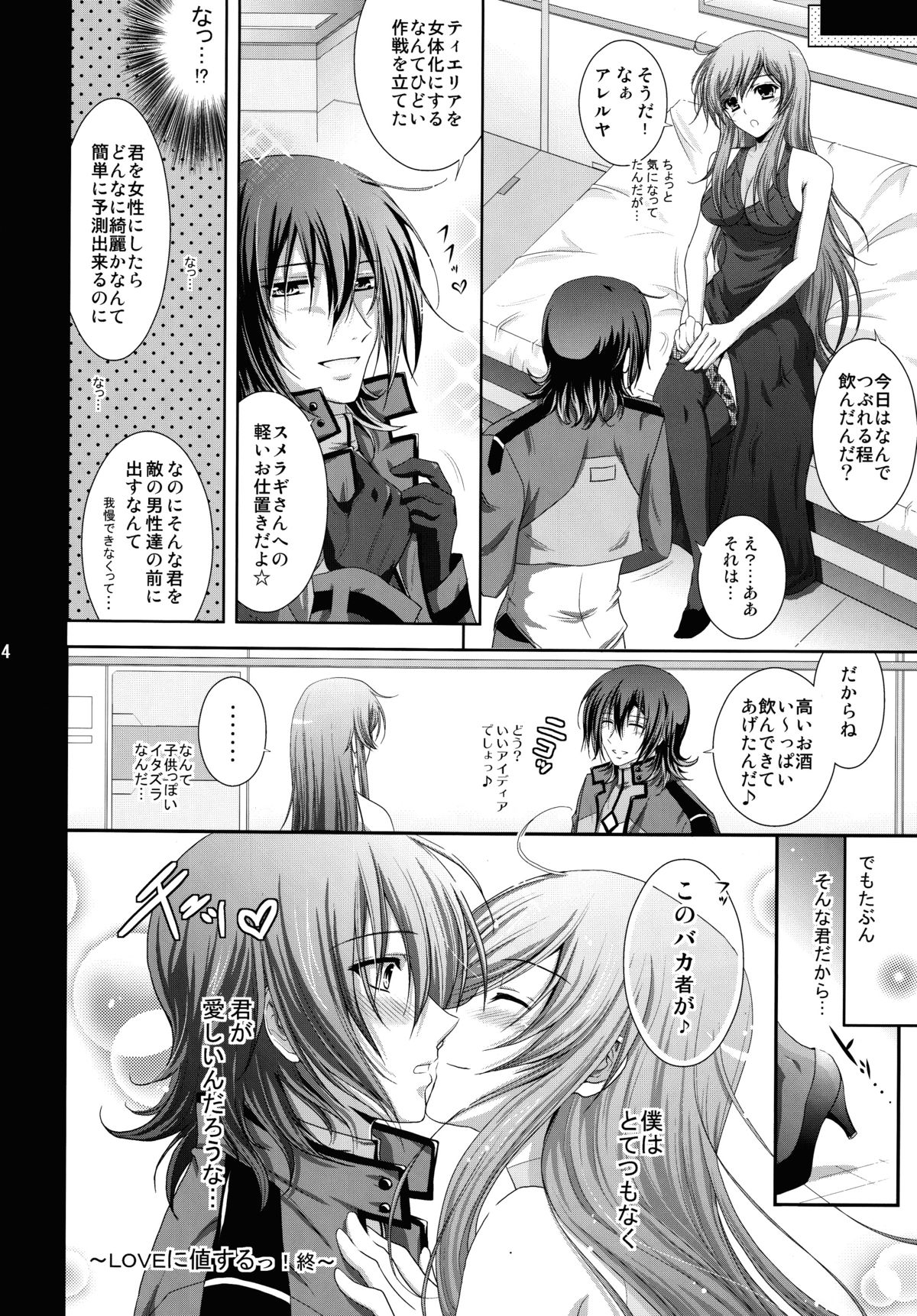 (COMIC1☆3) [Aquadriver (Aino Serin, Asano Ai)] LOVE ni Atai Suru! (Gundam 00) [Digital] page 23 full