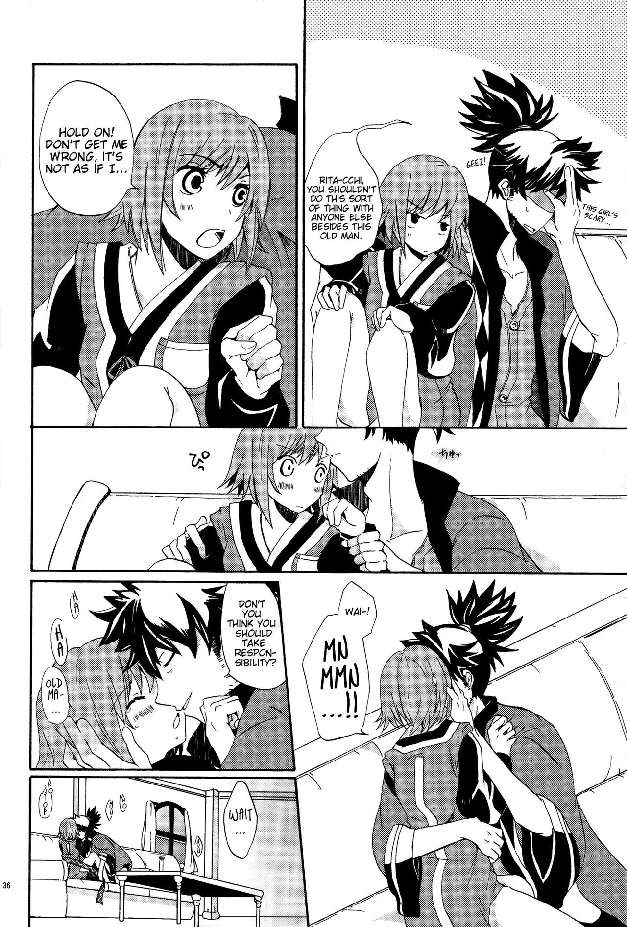 (SUPER19) [Orange Crown (Various)] Nagareboshi yori Ai o Komete! | With love, from a shooting star! (Tales of Vesperia) [English] [EHCove] [Incomplete] page 35 full