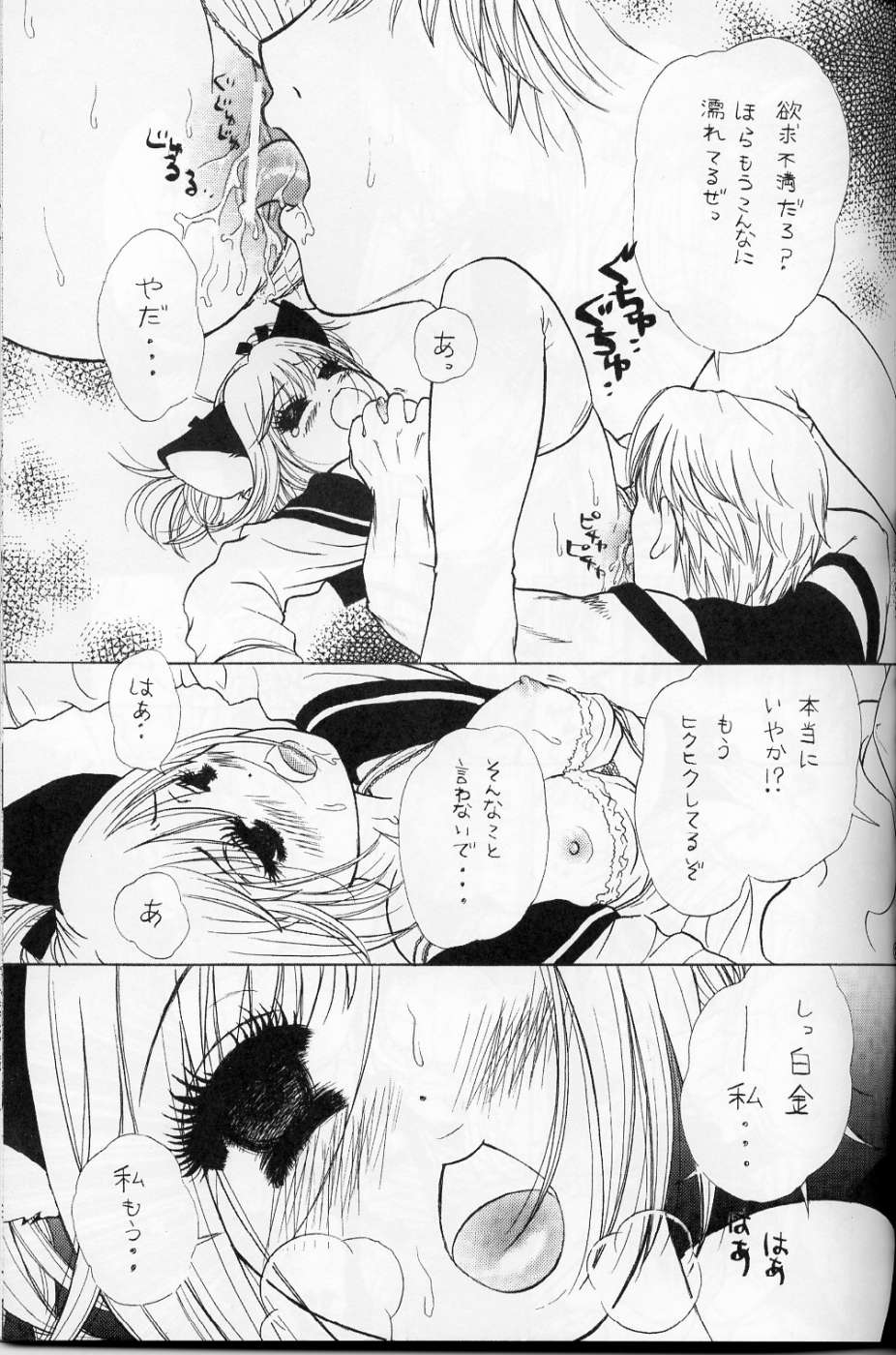 [LUNA PAPA (Kamonohashi Tenko, Emil Watanabe, Moeru Gominohi)] sweety (Tokyo Mew Mew) page 25 full