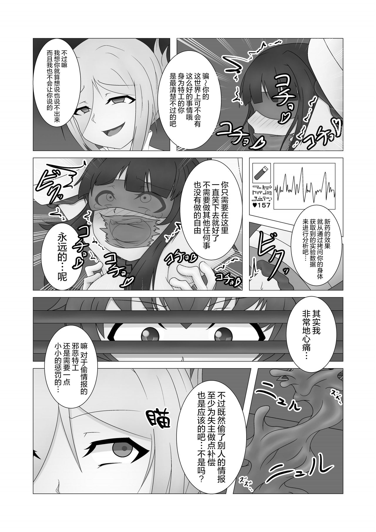 [ecstasy (Esu Tanuki)] Kochokocho ♥ Goumon Roku -Shinjin Spy Hen- [Chinese] [无毒汉化组] [Digital] page 7 full