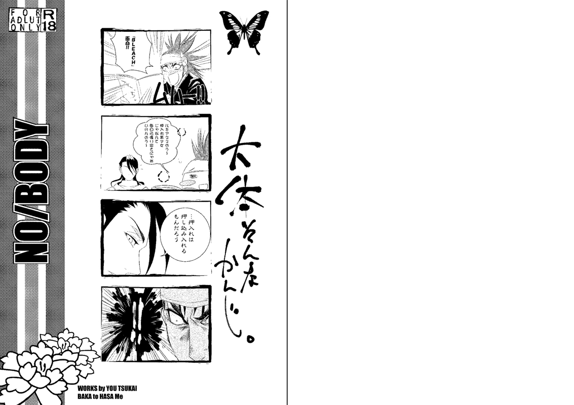 (COMIC1☆3) [BAKA to HASA me (Tsukai You)] NO/BODY (Bleach) page 2 full