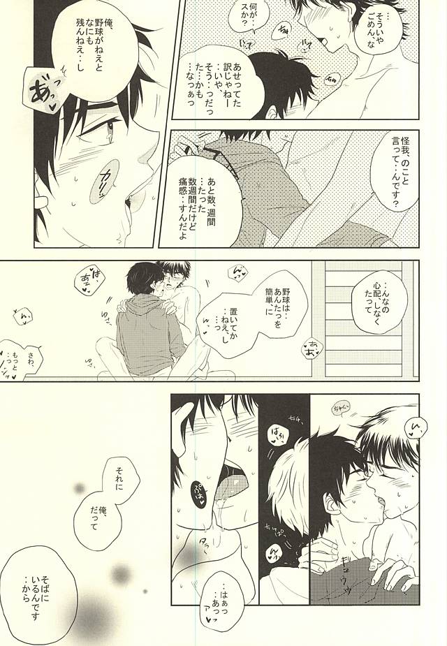 (Winning Shot 3) [Flatline (Kouta)] Ryouyaku wa Koi ni Amashi. (Daiya no Ace) page 16 full