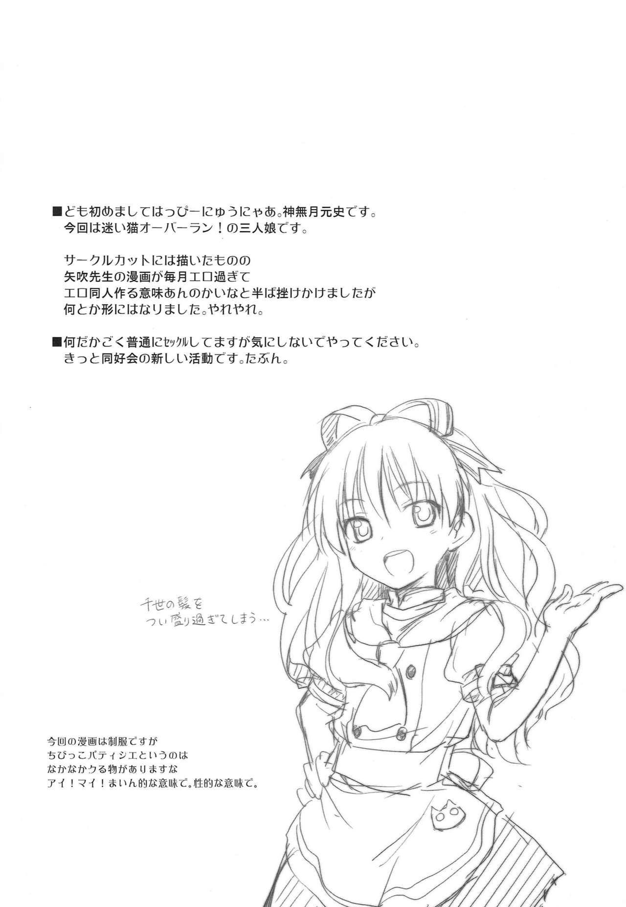 (C78) [Rotary Engine (Kannazuki Motofumi)] OVERDOZE (Mayoi Neko Overrun!) page 3 full