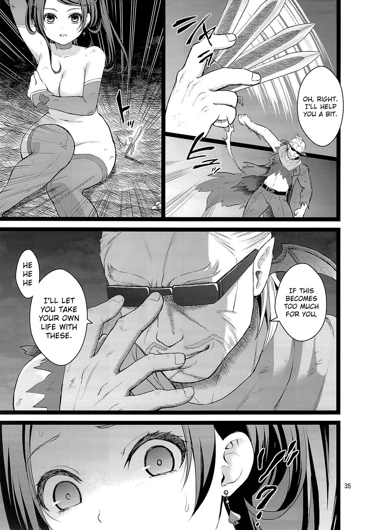 (C84) [Yamada Ichizoku. (Fukurokouji, Mokyu)] Kanzen Haiboku | Total Defeat (Dokidoki! Precure) [English] {doujin-moe.us} page 34 full