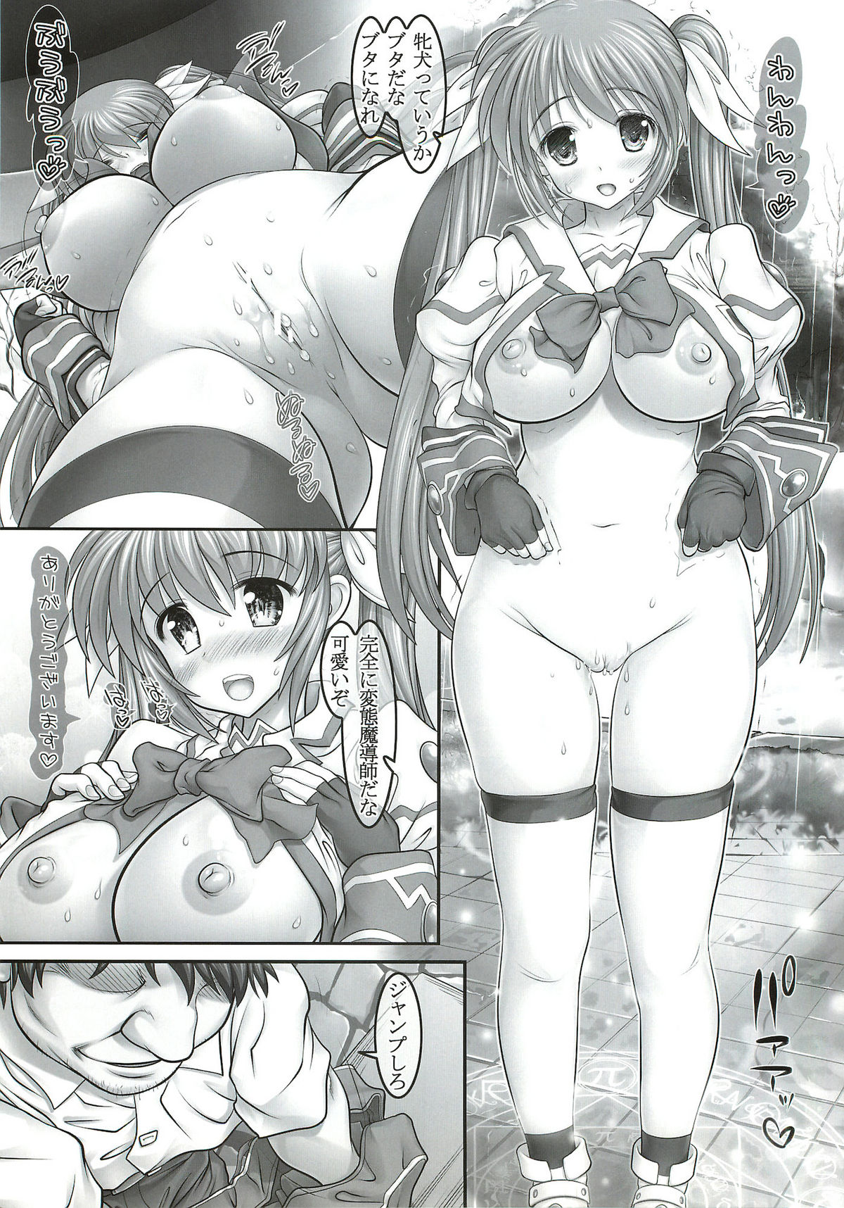 (C81) [STUDIO HUAN (Raidon)] New Nanoha-san. Kouen Choukyou hen (Mahou Shoujo Lyrical Nanoha) page 23 full