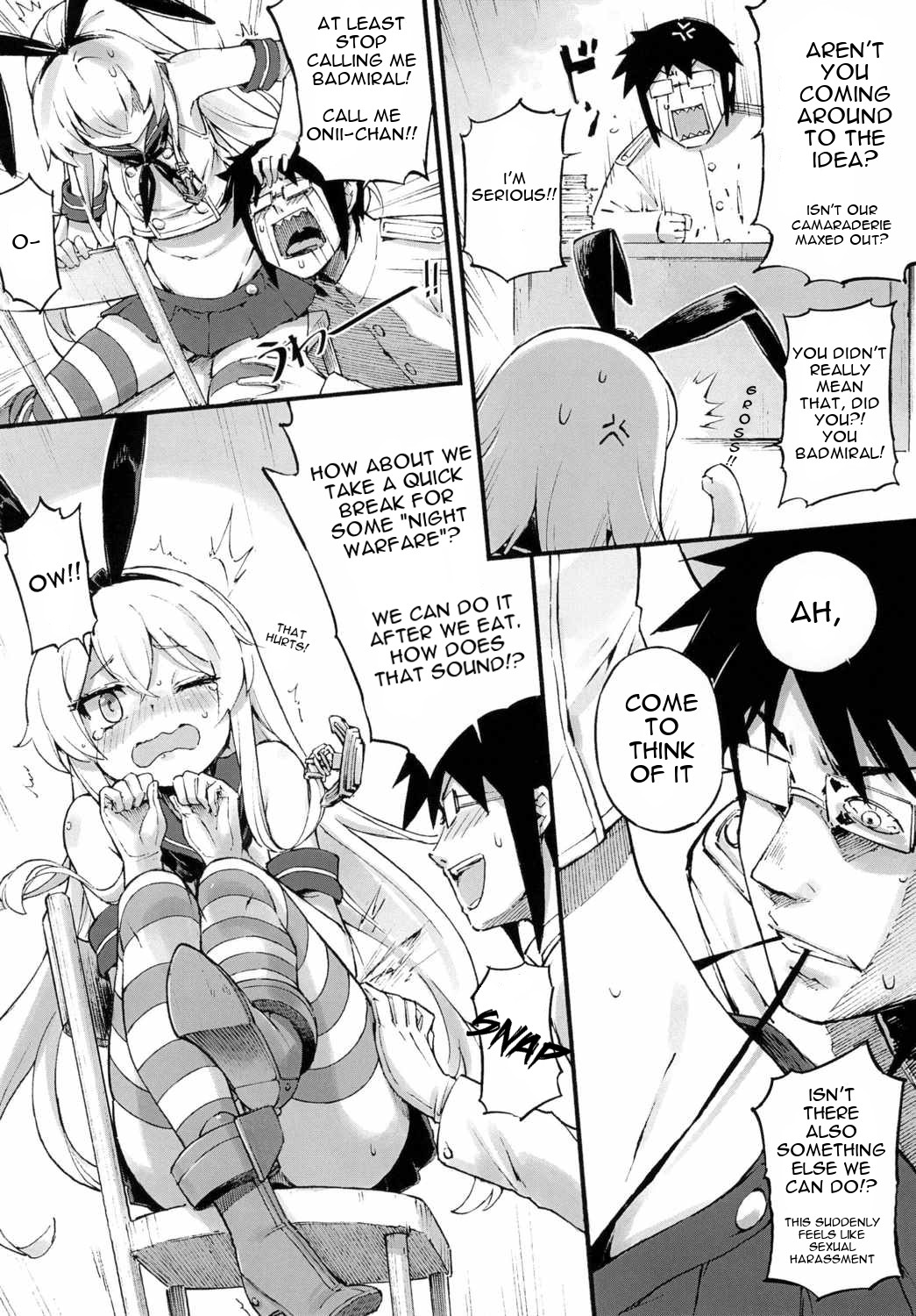 (C89) [Tamarun (Tamarun)] Shimakaze-chan no Zangyou | Shimakaze-chan's Overtime (Kantai Collection -KanColle-) [English] [ditshick] page 9 full