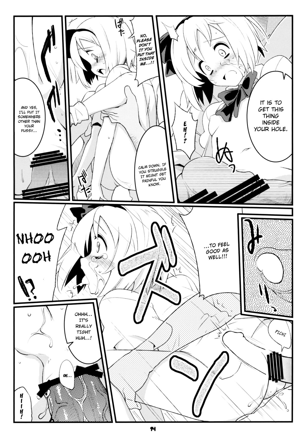 (Reitaisai 8) [Fujiiro Sabou (Fujii Jun)] Myon na Taika (Touhou Project) [English] page 14 full