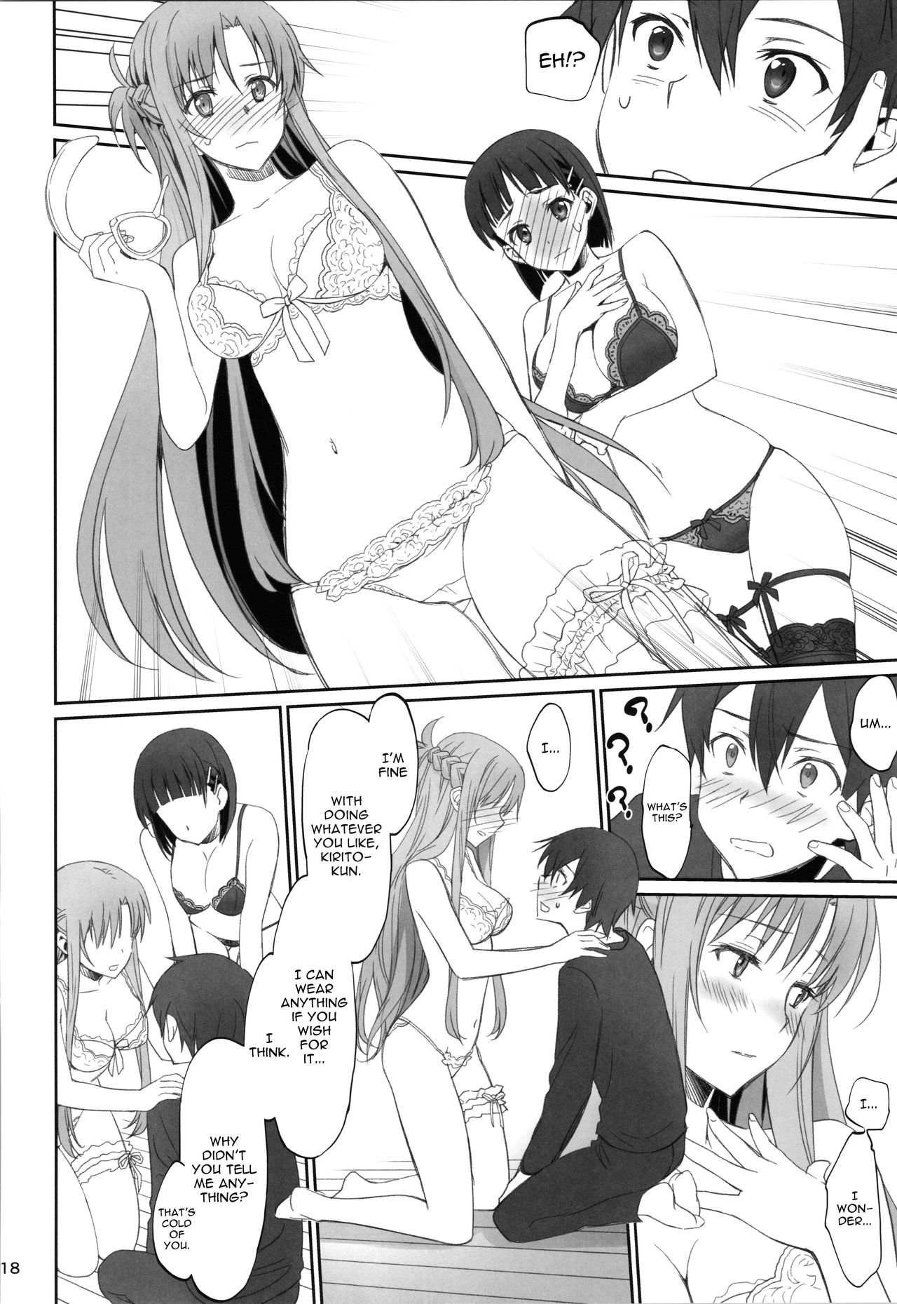 (C92) [Bloody Okojo (Caviar, Mojyako)] Voyeuristic Disorder (Sword Art Online) [English] [EHCOVE] page 17 full