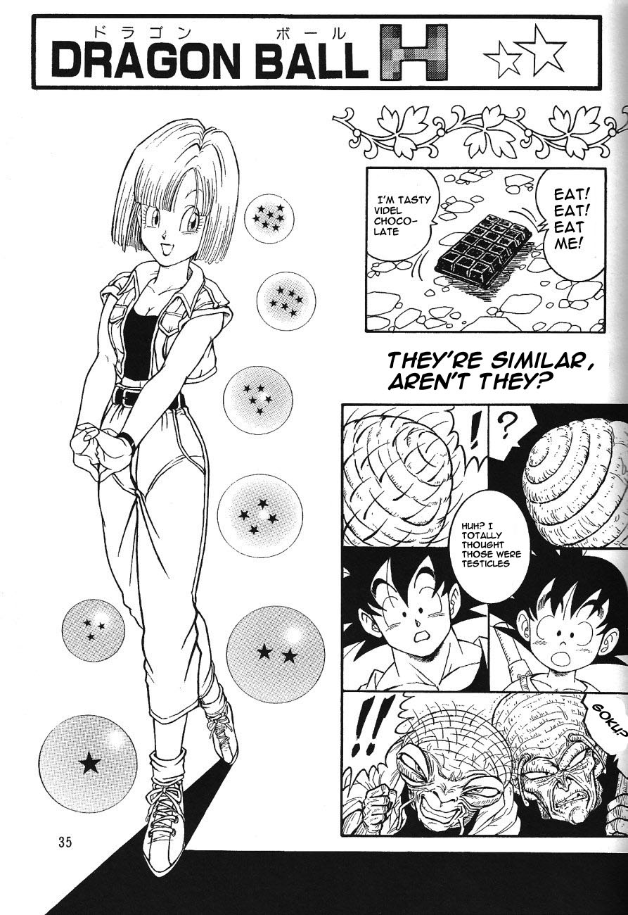 (C71) [Rehabilitation (Garland)] DragonBall H Maki San (Dragon Ball Z) [English] [hyarugu] page 34 full