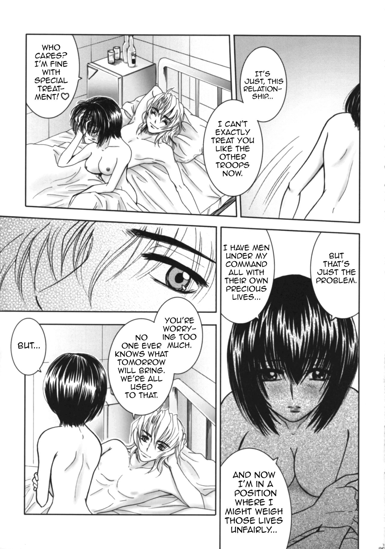 (C75) [Honey Pharmacy (Fukami Ryou)] SEXY PANIC ~Neko to Saru no Love Fight | SEXY PANIC Love Battle: Cat vs. Monkey (Full Metal Panic!) [English] [EHCOVE] page 28 full