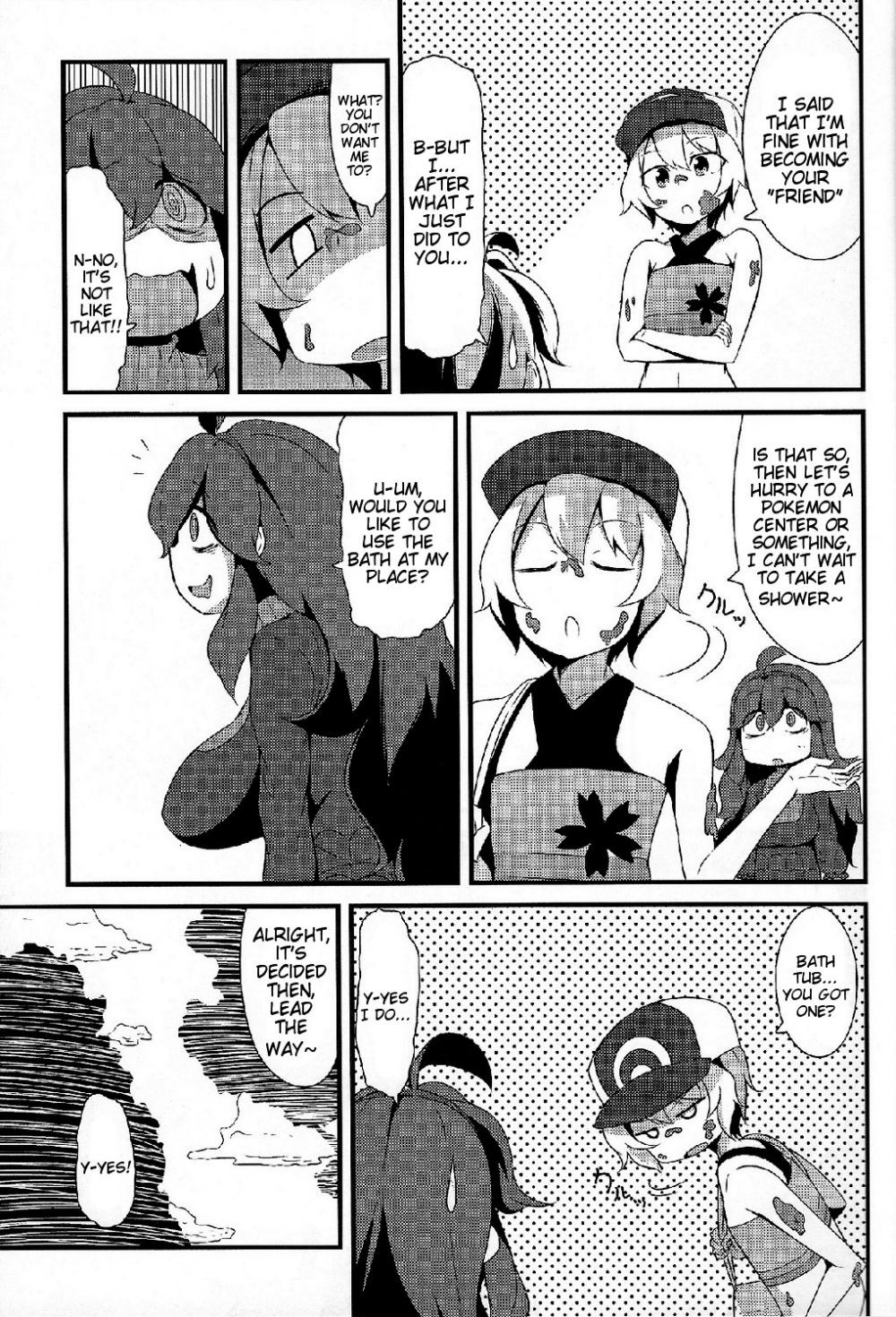 (C86) [Hiatari Ryoukou (Toudori)] Tomodachi? Maniac | Friend? Maniac (Pokémon) [English] {doujin-moe.us} page 4 full