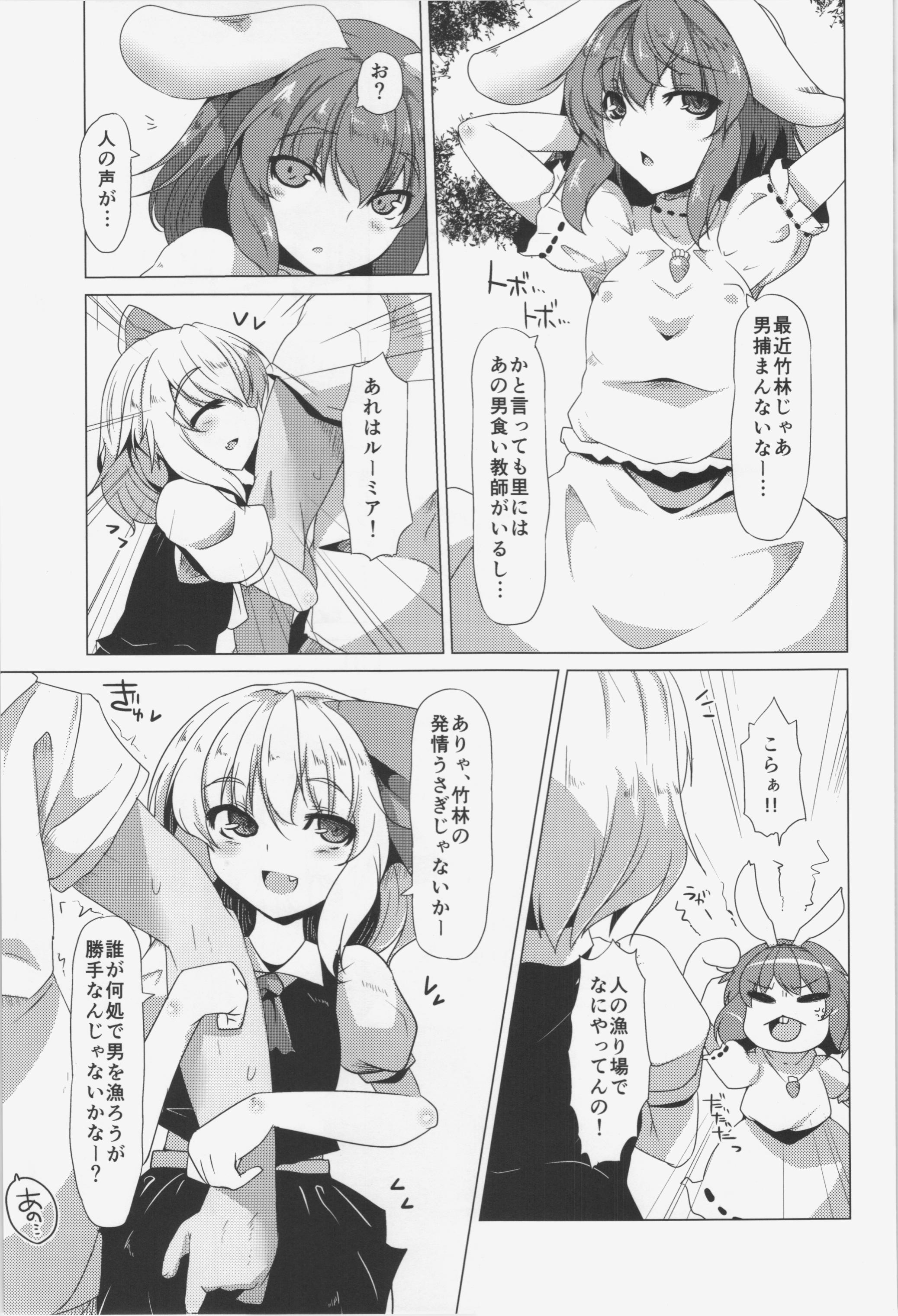 (Kouroumu 10) [Fetism (Tanaka Ginji)] Monochro Sexy (Touhou Project) page 3 full