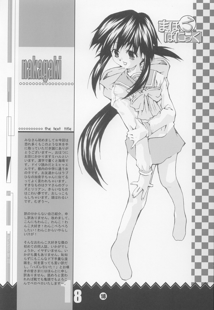 (SC16) [TTT (Miharu)] Mahoro Panic (Mahoromatic) page 17 full