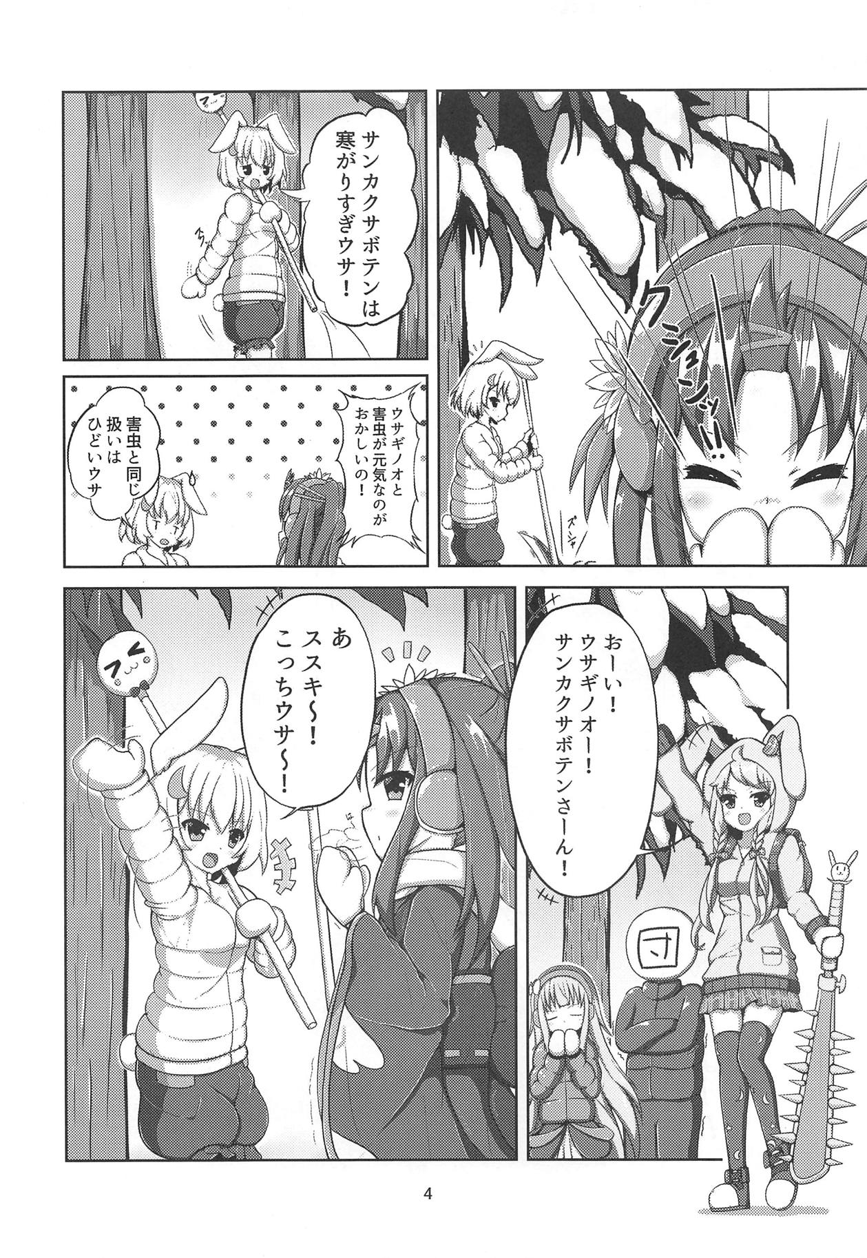 (C95) [Awasekagami (Futarino Ririsu)] Sankaku Saboten Kinoko de Okasiku Naru!? (Flower Knight Girl) page 3 full