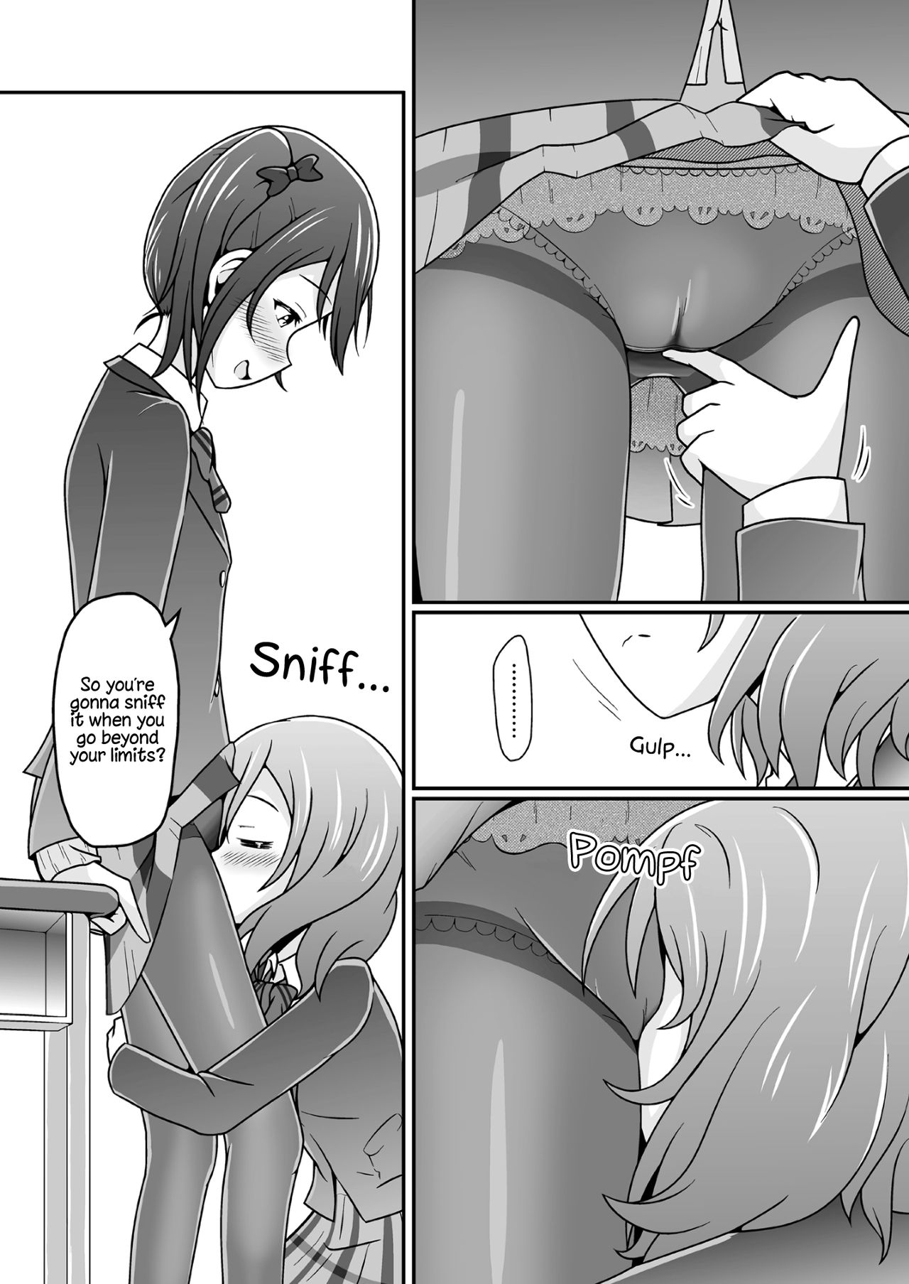 [Kinoko Hamburg Tei (Yuuki Noco)] Haikei Nico-chan ga Tights o Haiteki mashita | Nico-chan Put On Tights (Love Live!) [English] [Digital] page 5 full